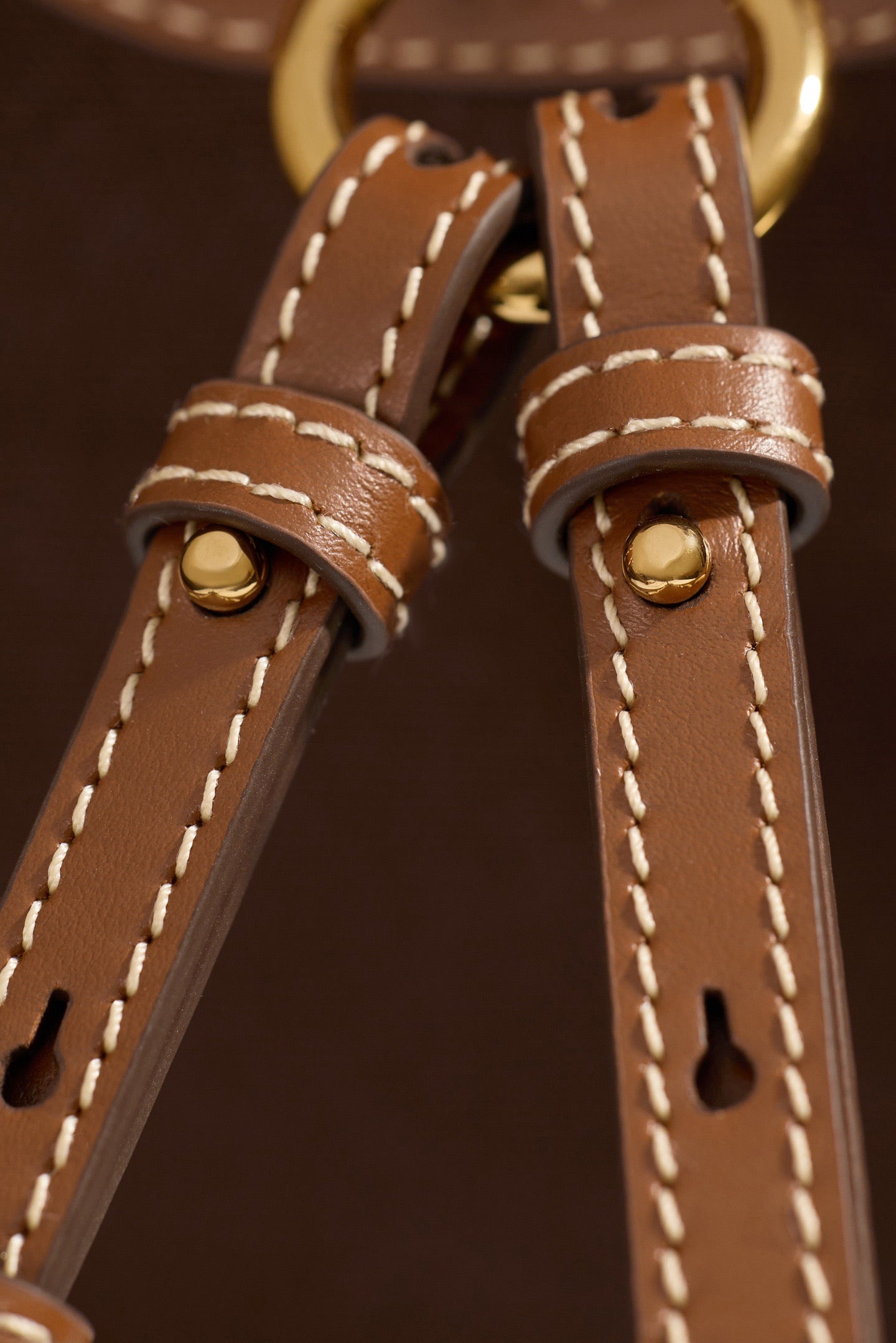 미우미우 캔버스 가죽 백팩 라지