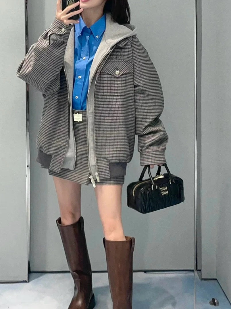 미우미우 아르카디 마테라쎄 나파 레더 백