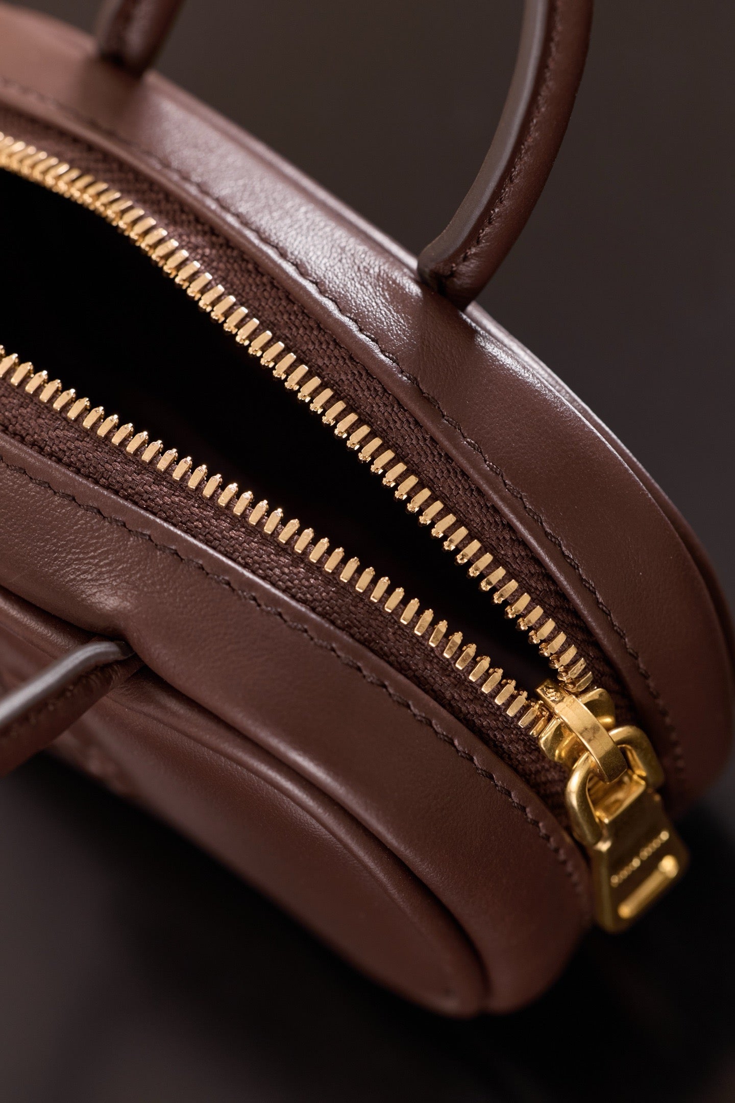 미우미우 아르카디 마이크로 백 (다크 브라운)