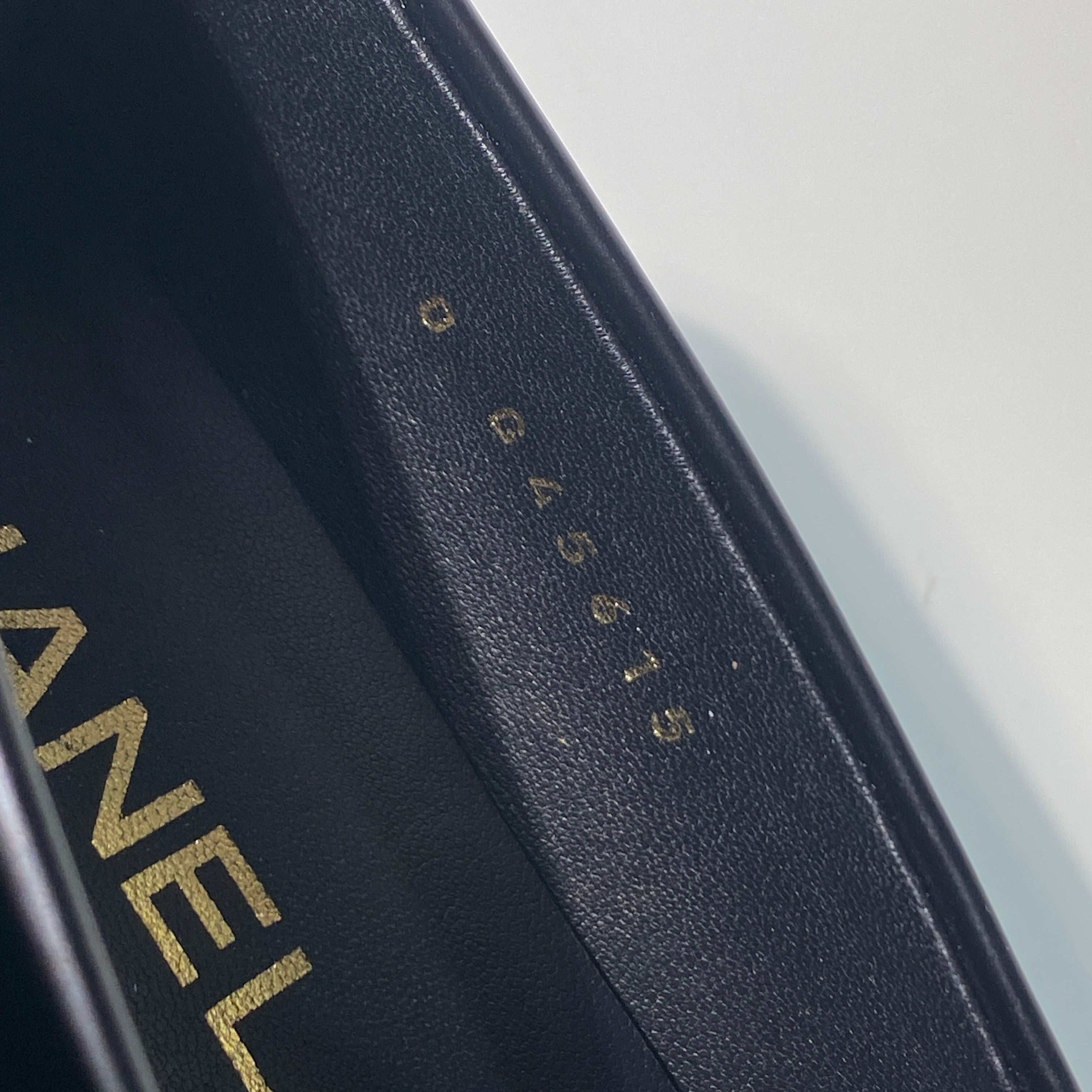 국내) 샤넬 cc 로고 로퍼 38