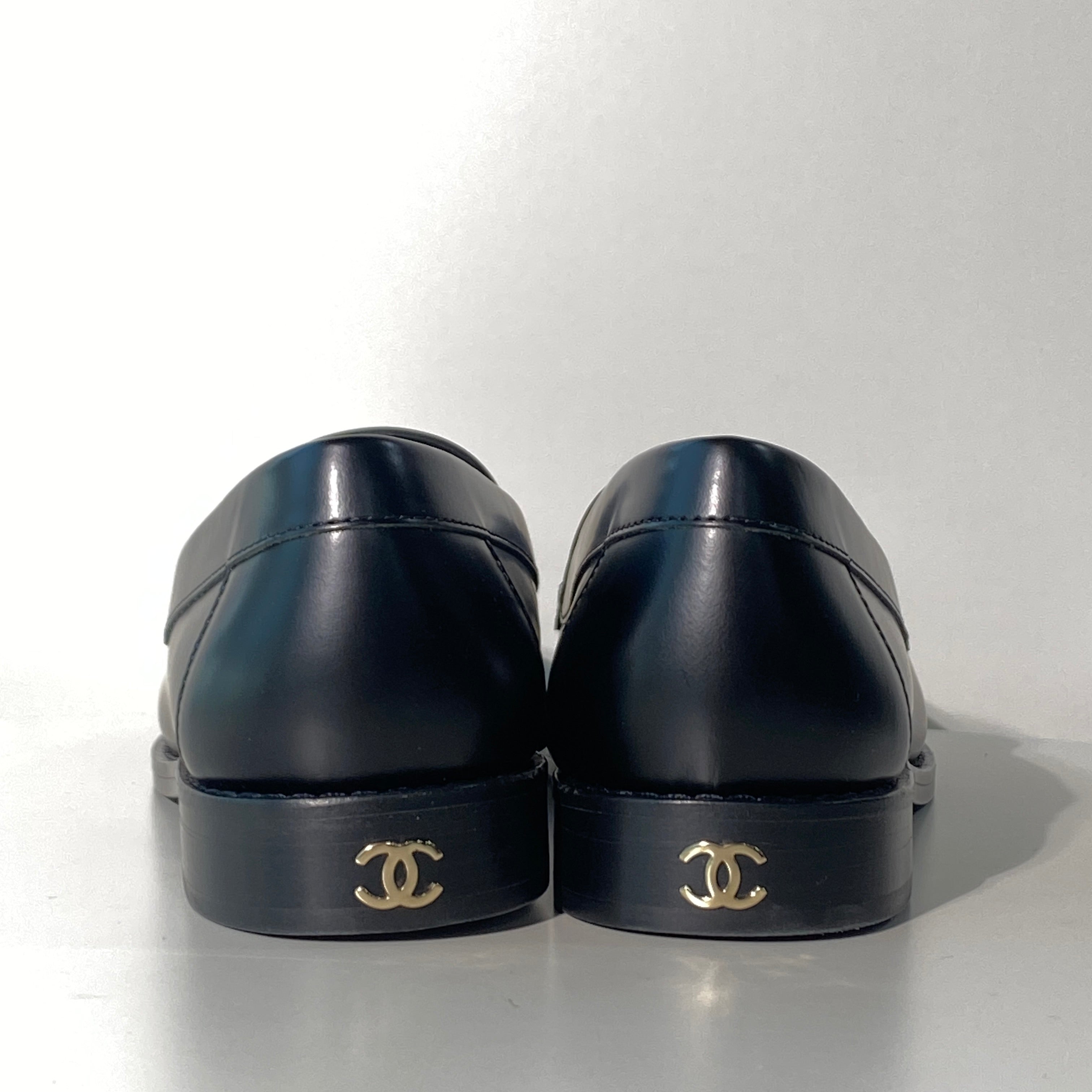 국내) 샤넬 cc 로고 로퍼 38