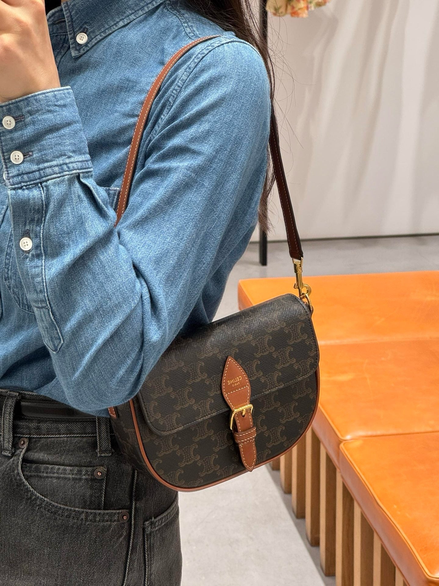 셀린느 폴코 숄더백