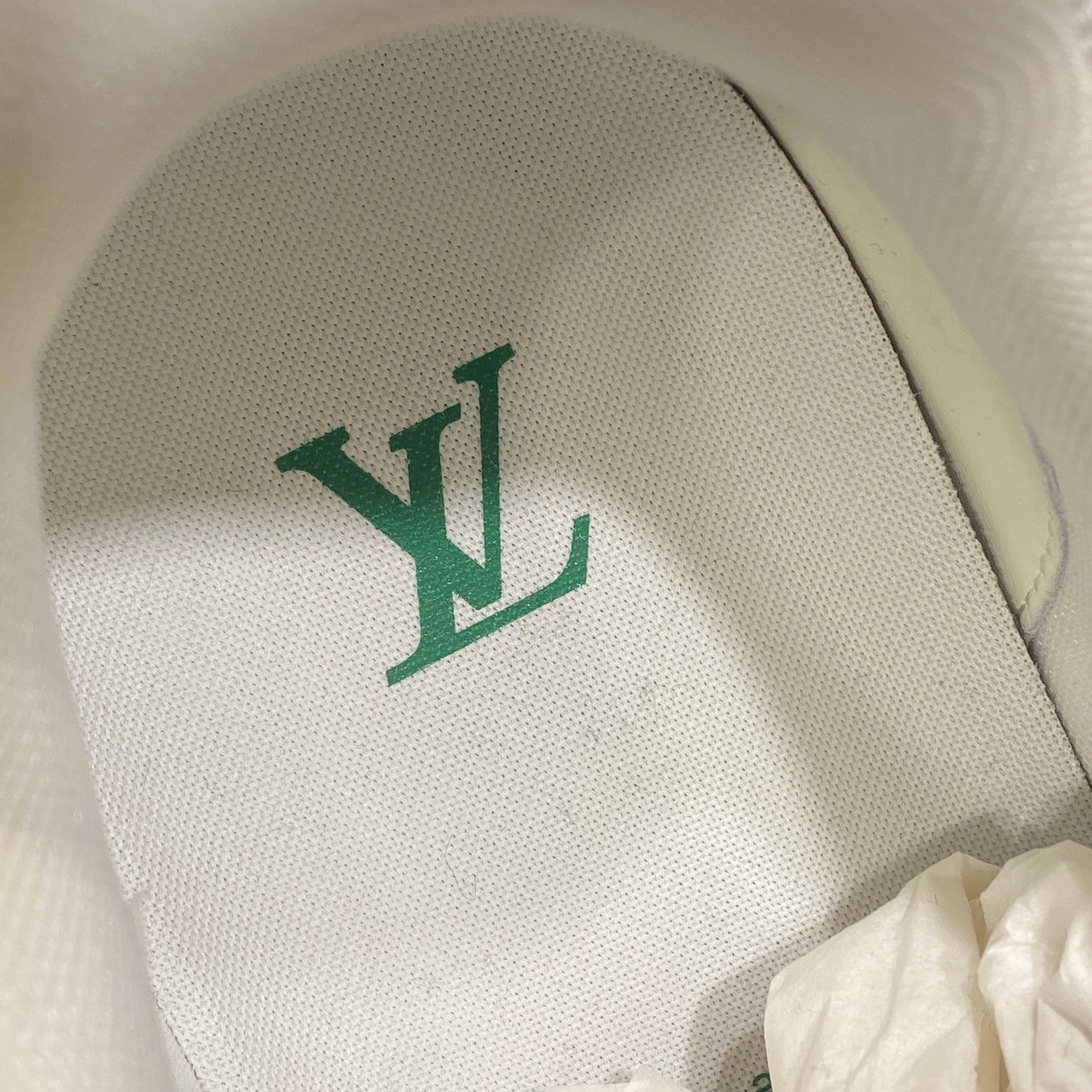 국내) 루이비통 LV 트레이너 스니커즈 모노그램 / 데님 그린 265사이즈