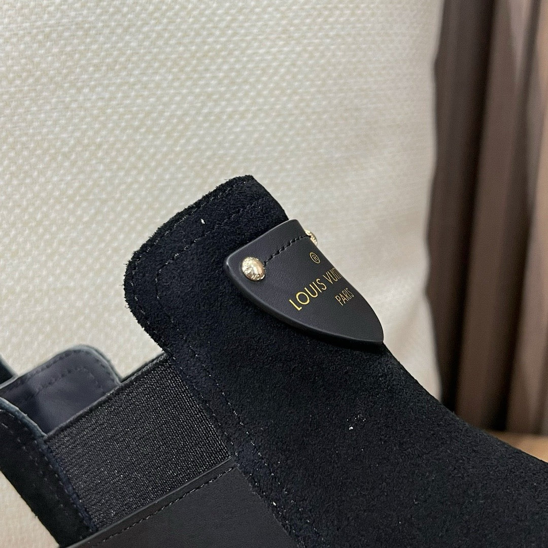 루이비통 보부르 앵클 부츠