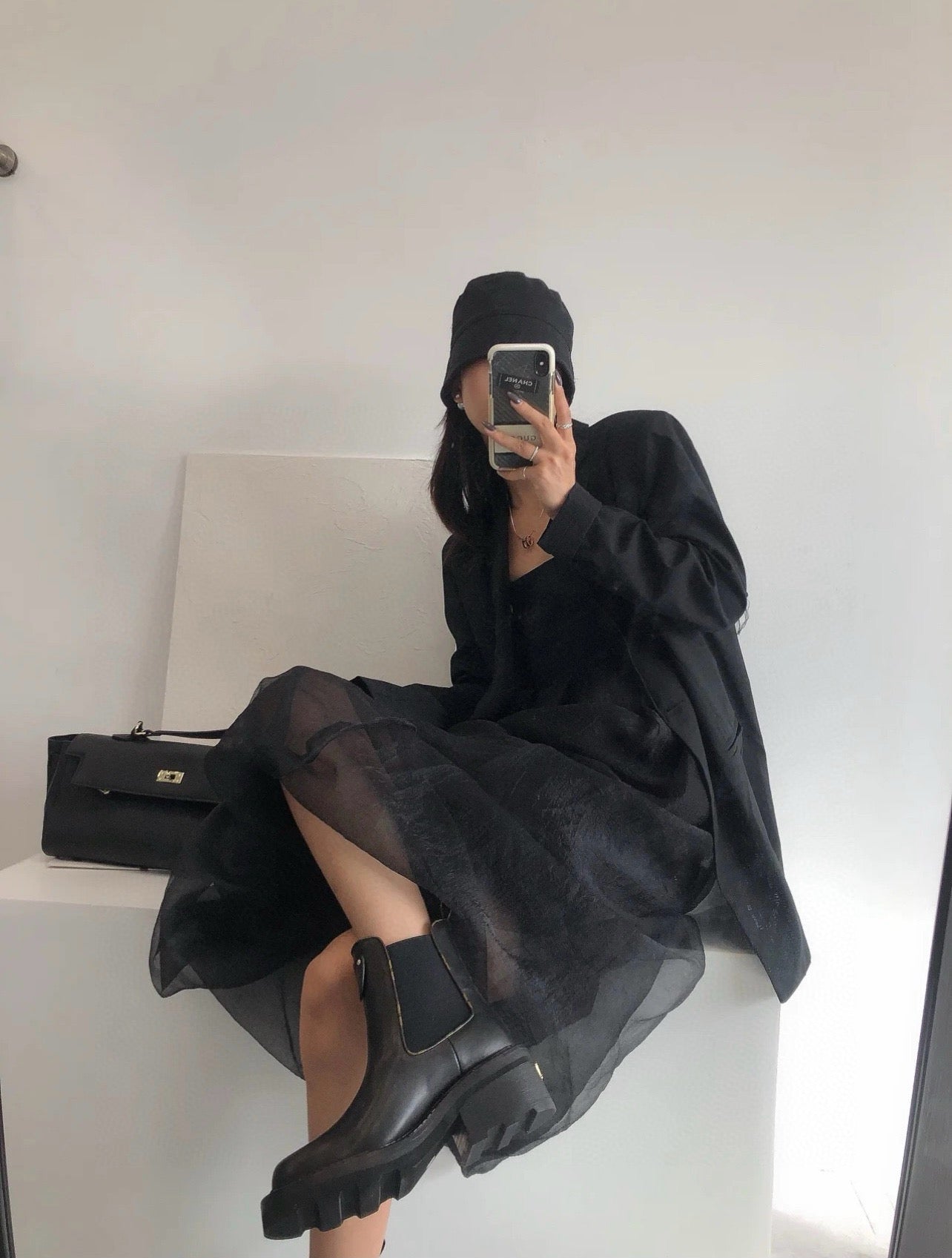 루이비통 보부르 앵클 부츠