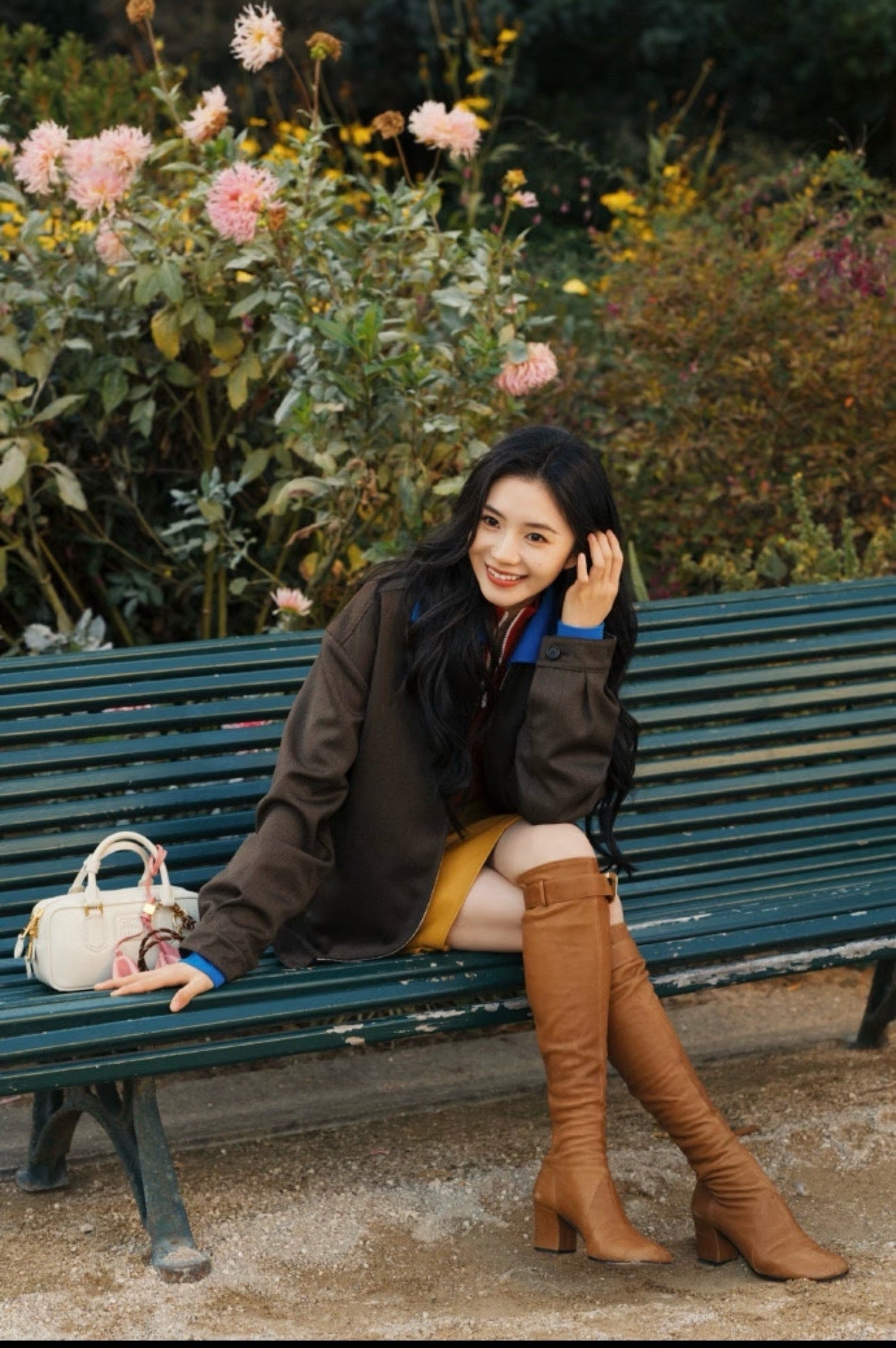 미우 미우 나파 레더 부츠 버클