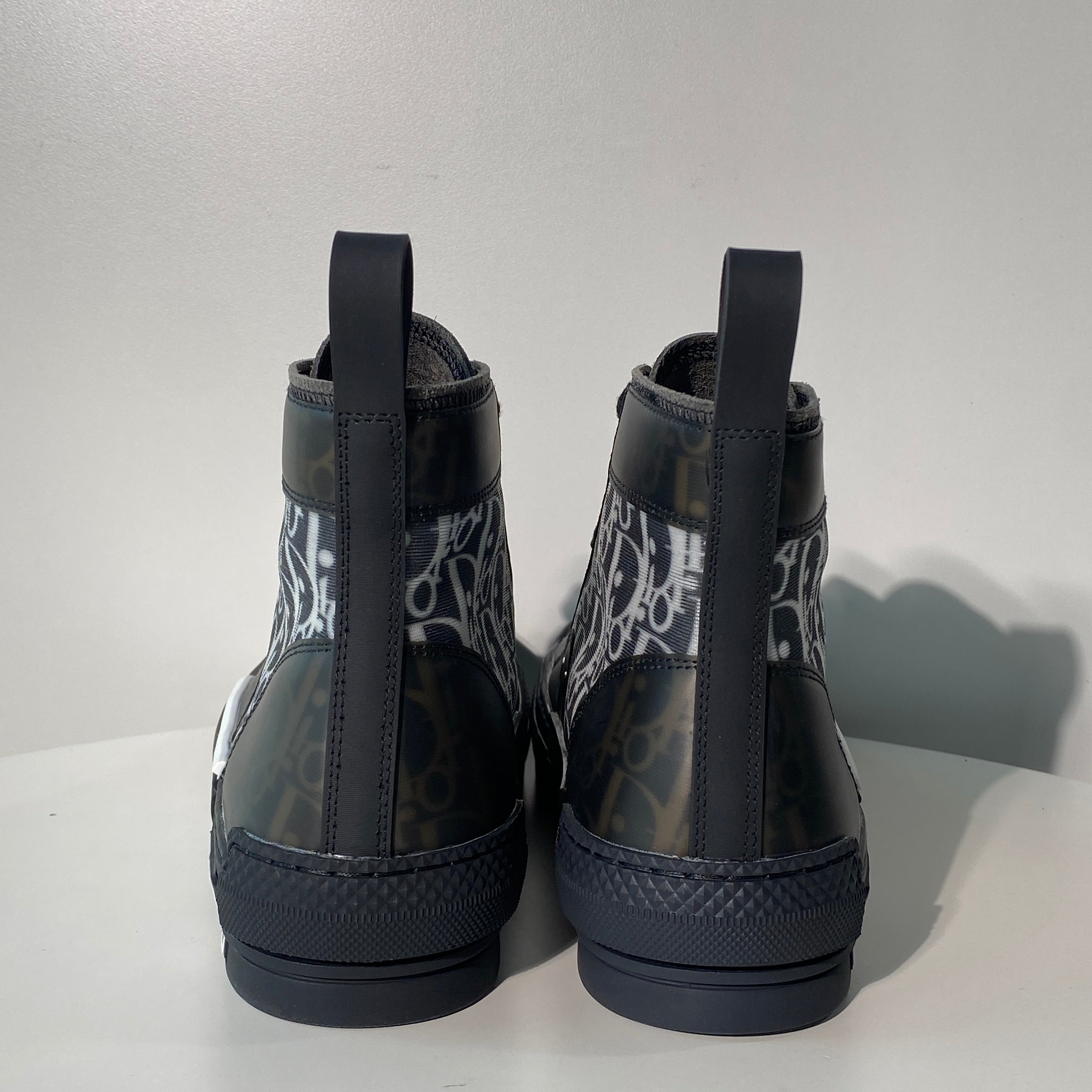 국내) 디올 B23 하이 오블리크 캔버스 스니커즈 / 블랙 41