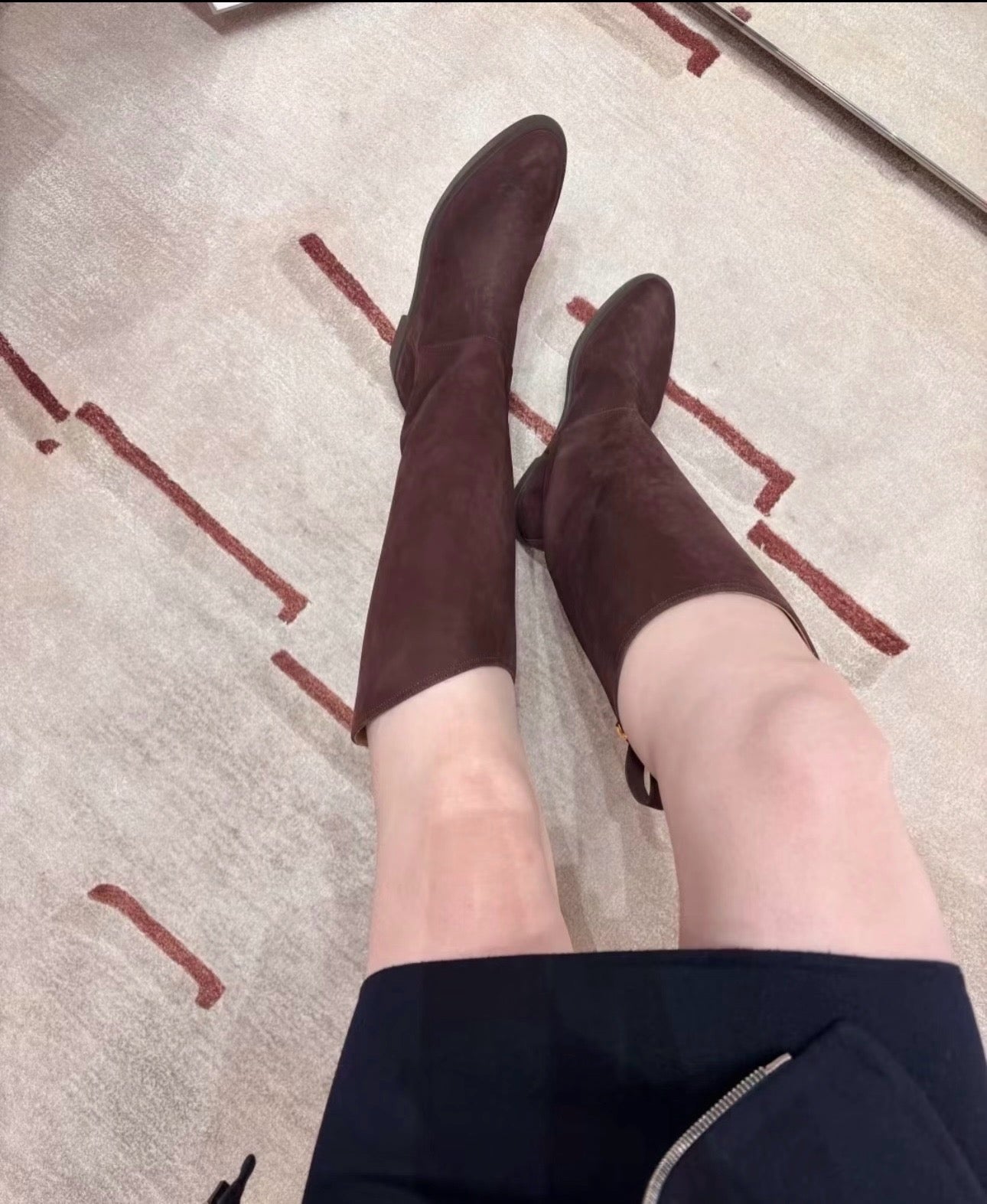 로로피아나 킬다 부츠 스웨이드