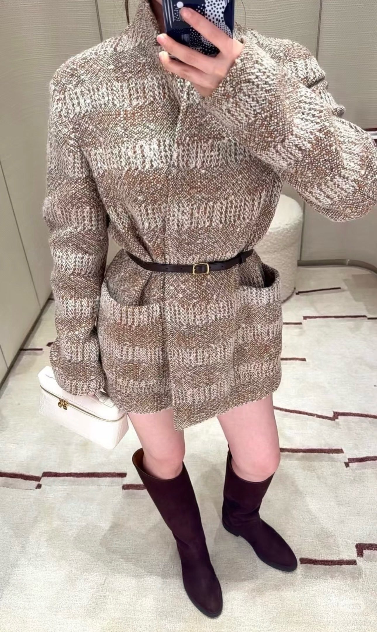 로로피아나 킬다 부츠 스웨이드