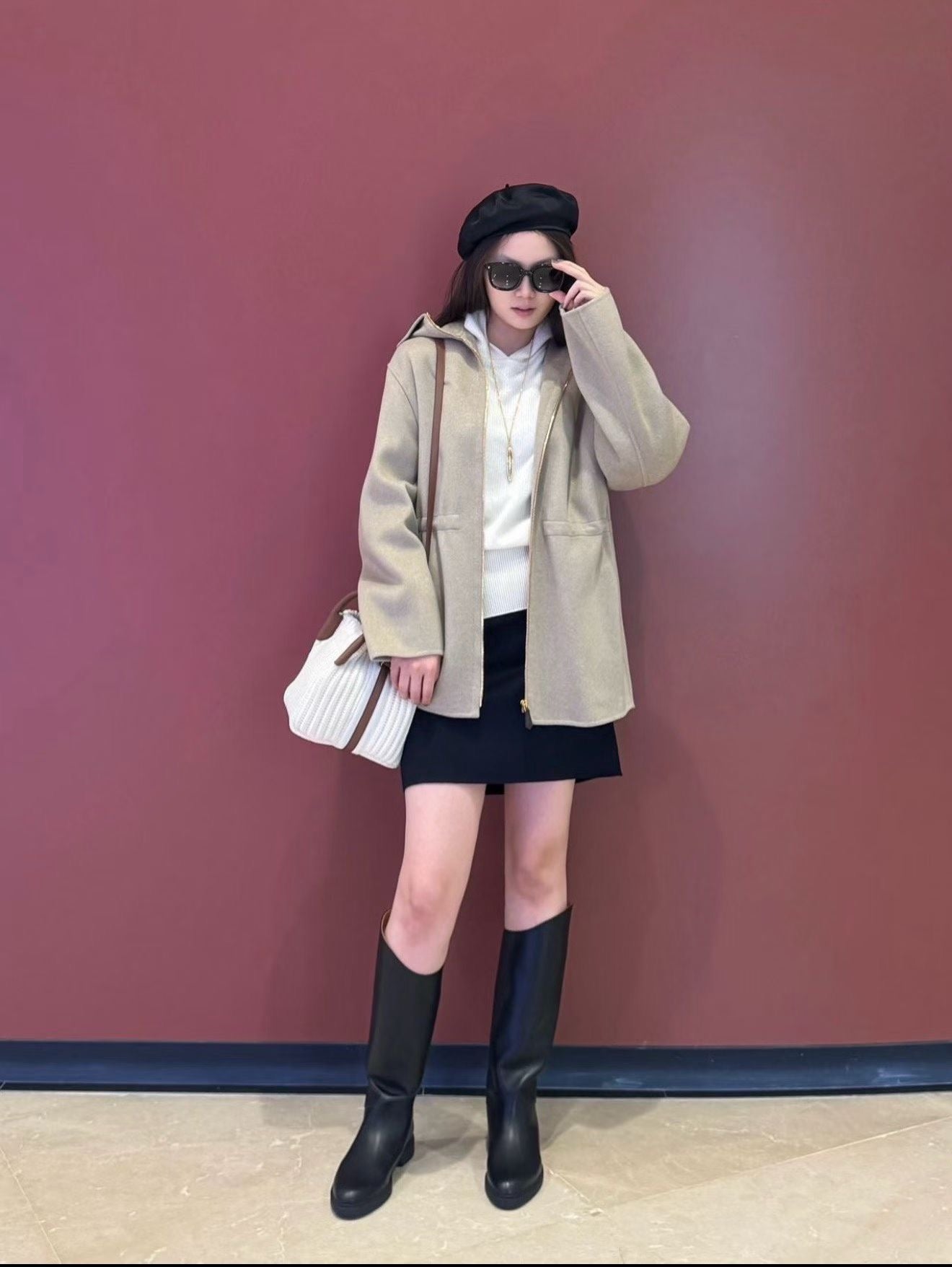 로로피아나 킬다 부츠 카프스킨