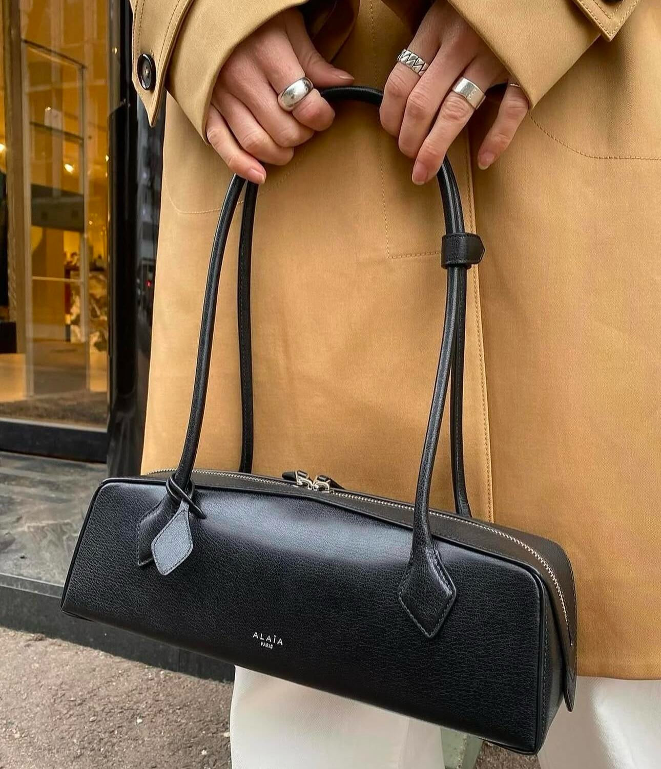 알라이아 LE TECKEL 미디엄 백