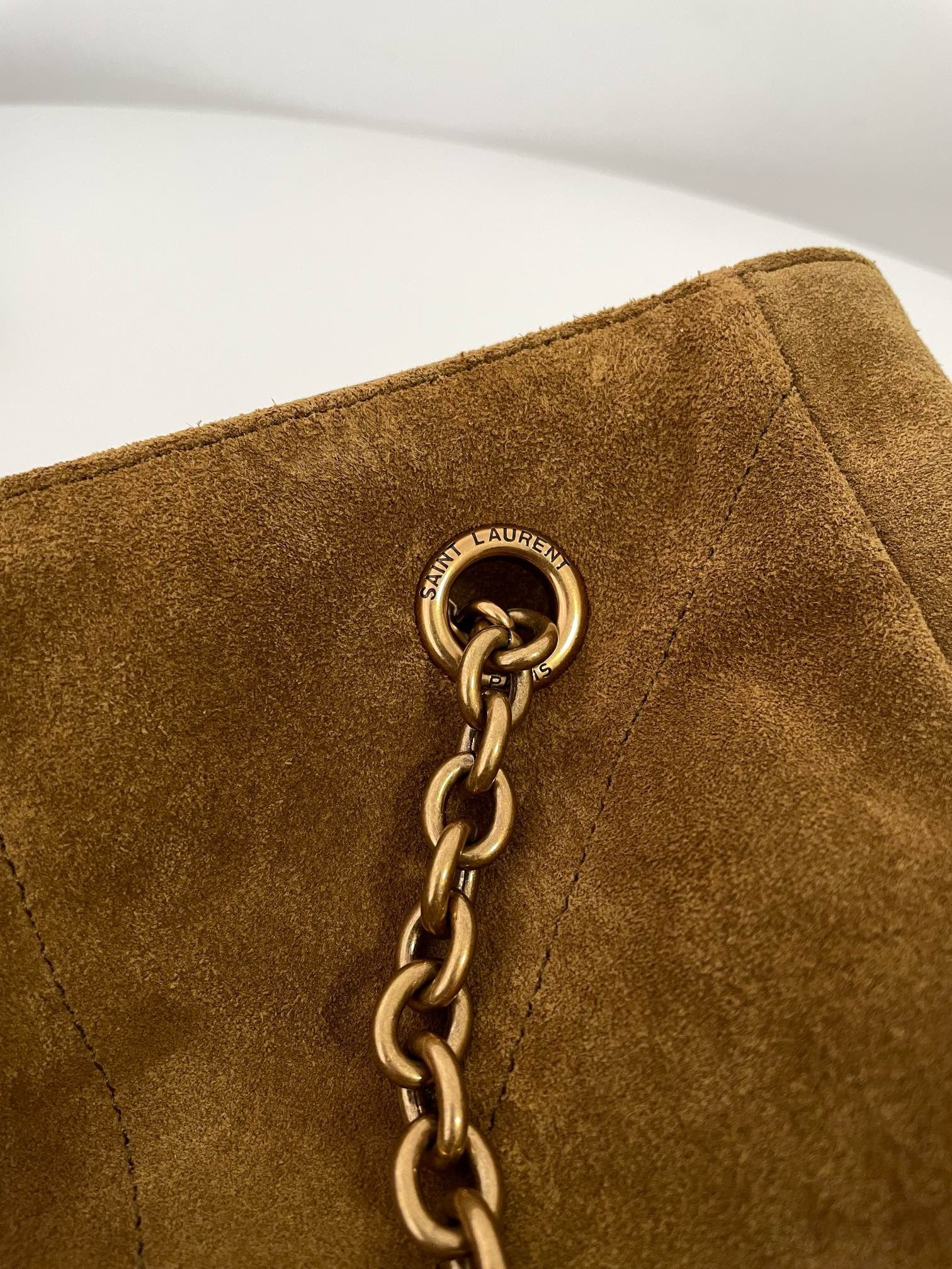 생로랑 제이미 쇼퍼백 스웨이드