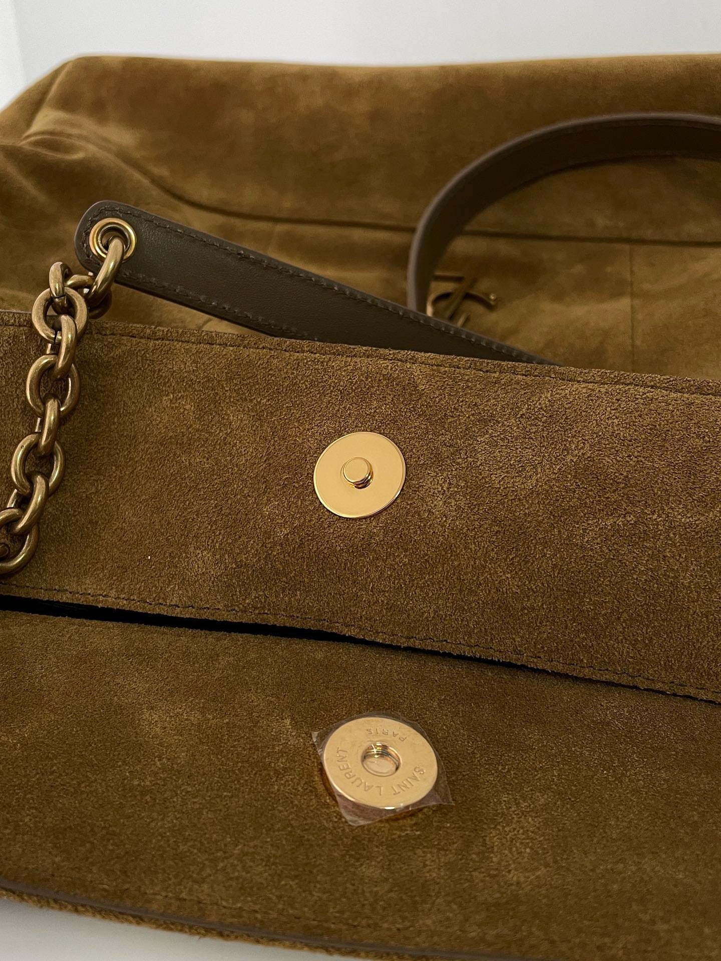 생로랑 제이미 쇼퍼백 스웨이드