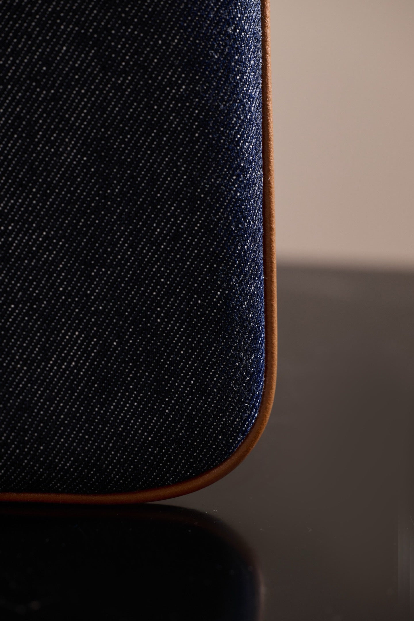 미우미우 아이비 데님 핸드백 블루 브랜디