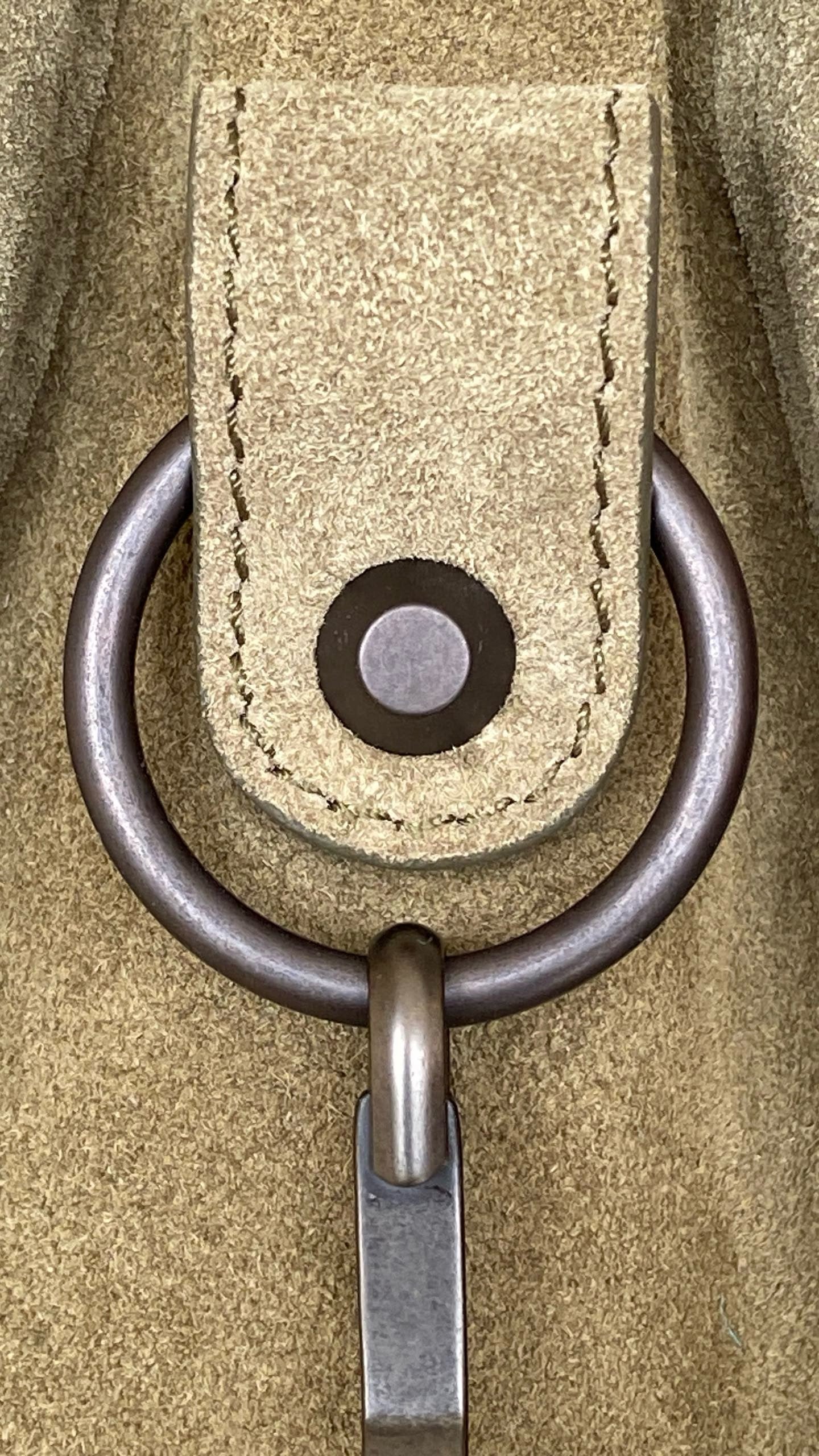 발렌시아가 여성 르 시티 백 미디움 스웨이드 카프스킨