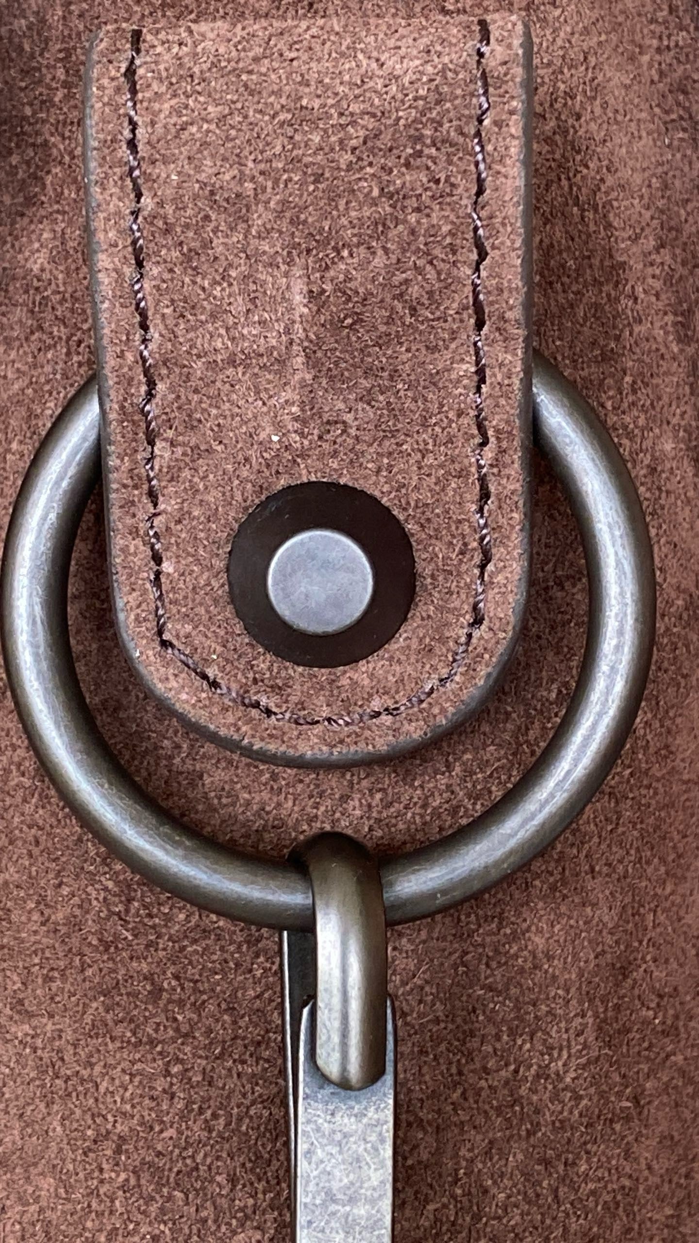 발렌시아가 여성 르 시티 백 미디움 스웨이드 카프스킨