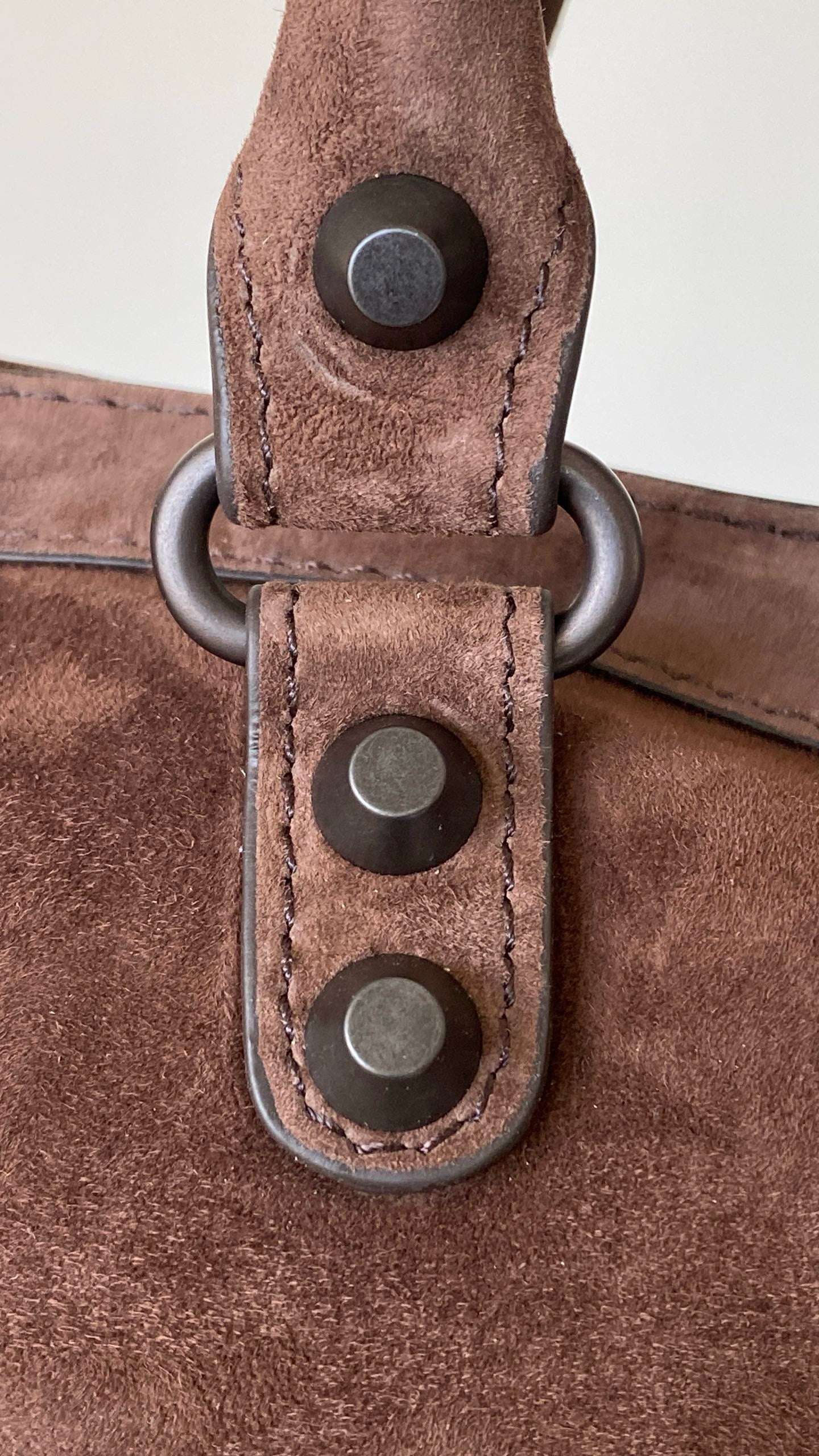 발렌시아가 여성 르 시티 백 스몰 스웨이드 카프스킨