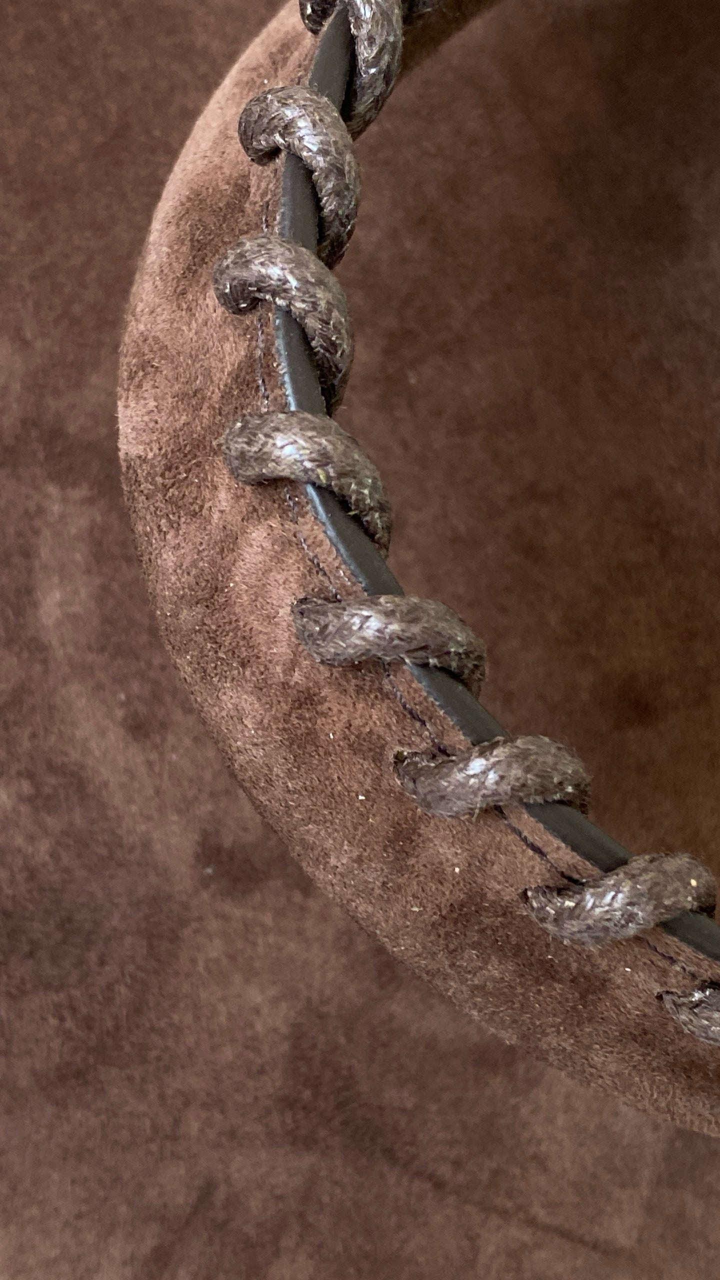 발렌시아가 여성 르 시티 백 스몰 스웨이드 카프스킨