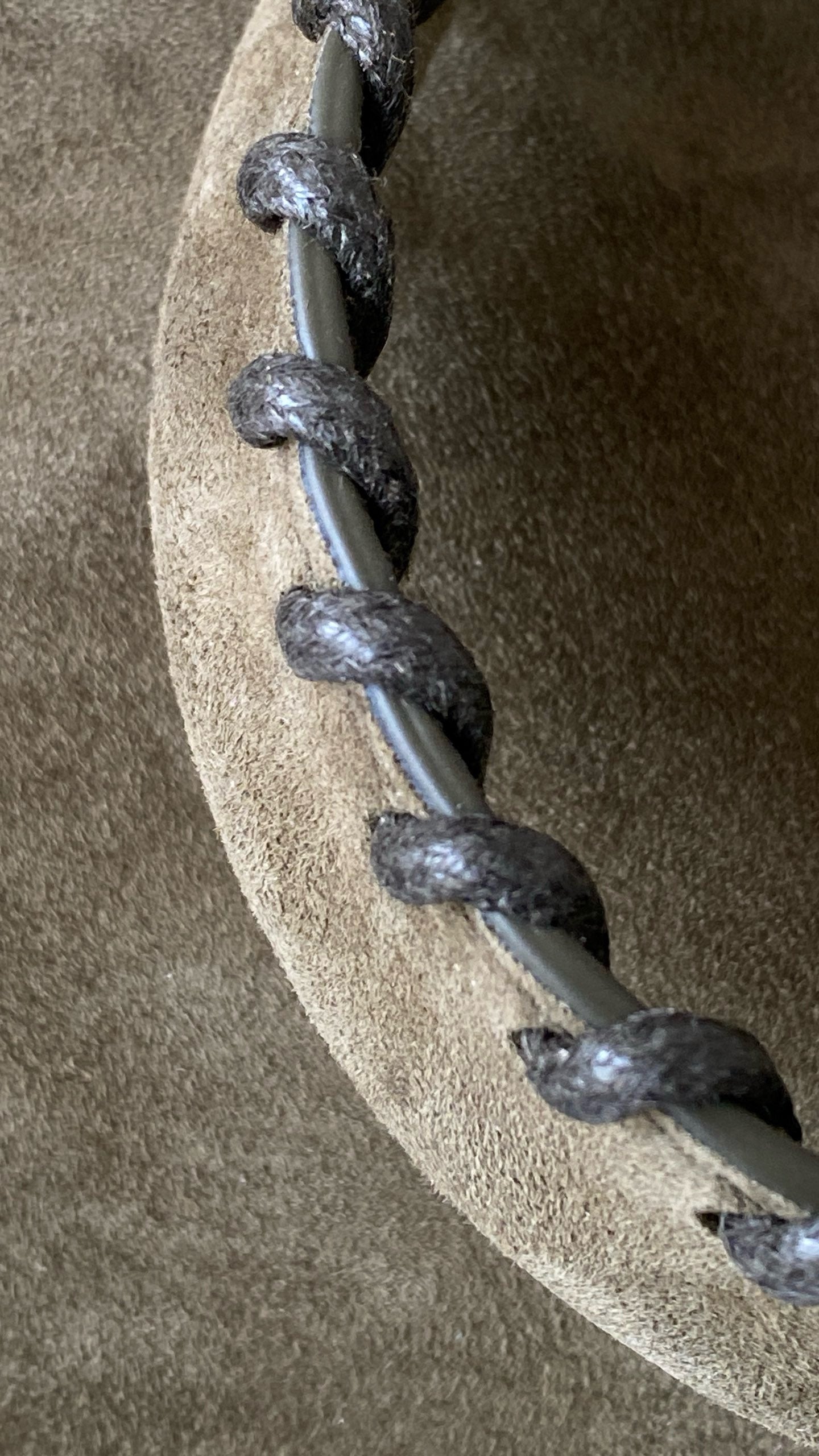 발렌시아가 여성 르 시티 백 스몰 스웨이드 카프스킨