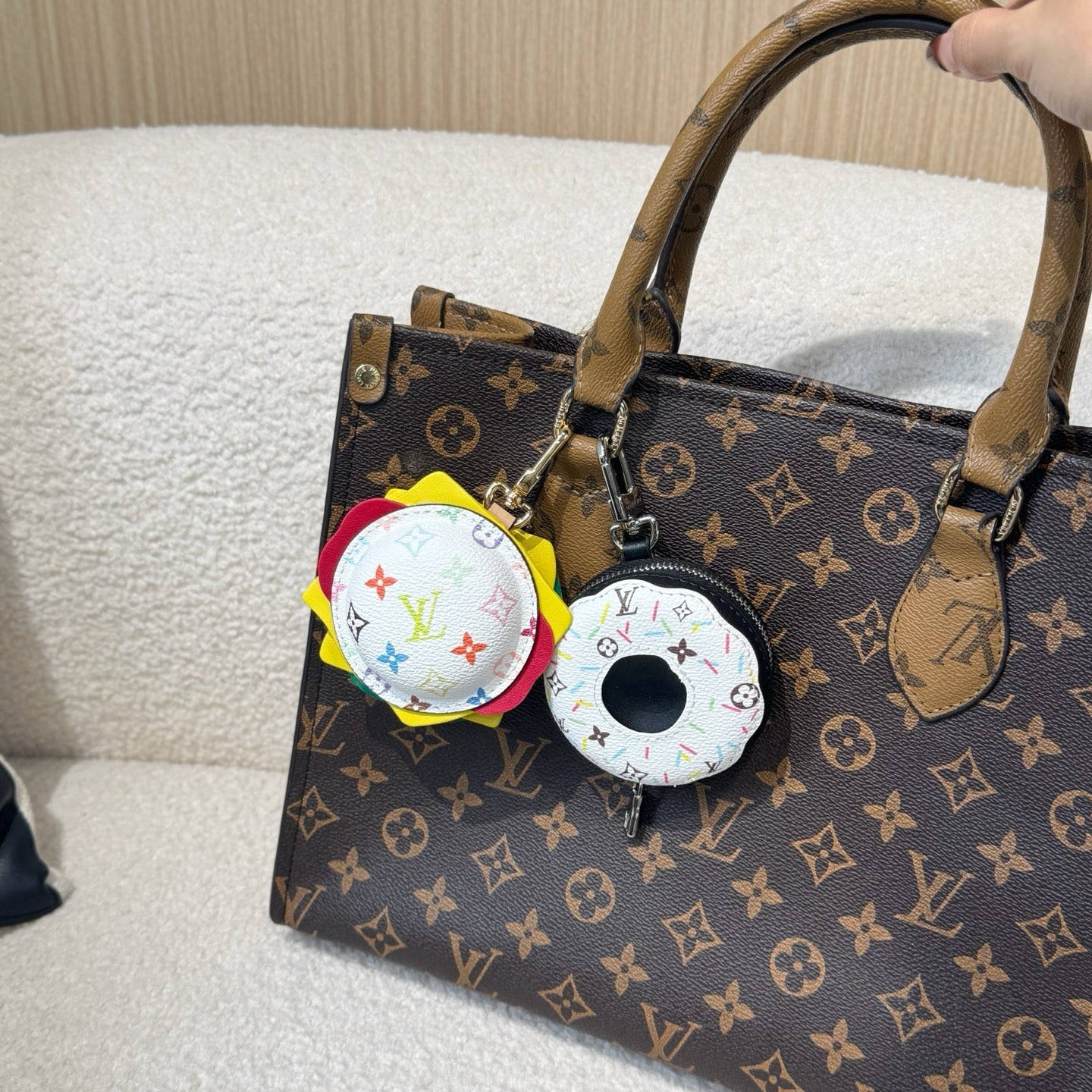 루이비통 햄버거 백참