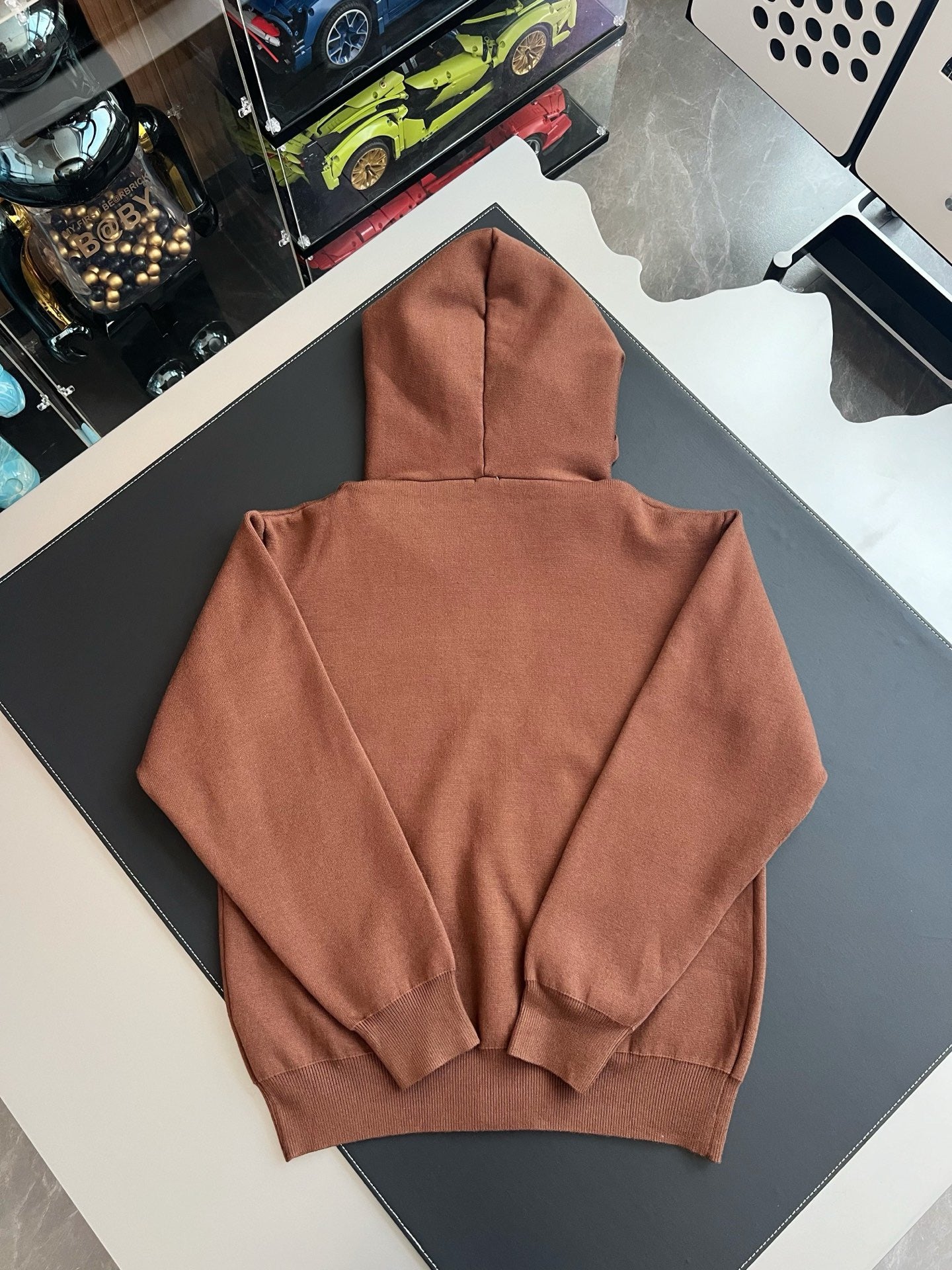 로에베 울 집업 후디