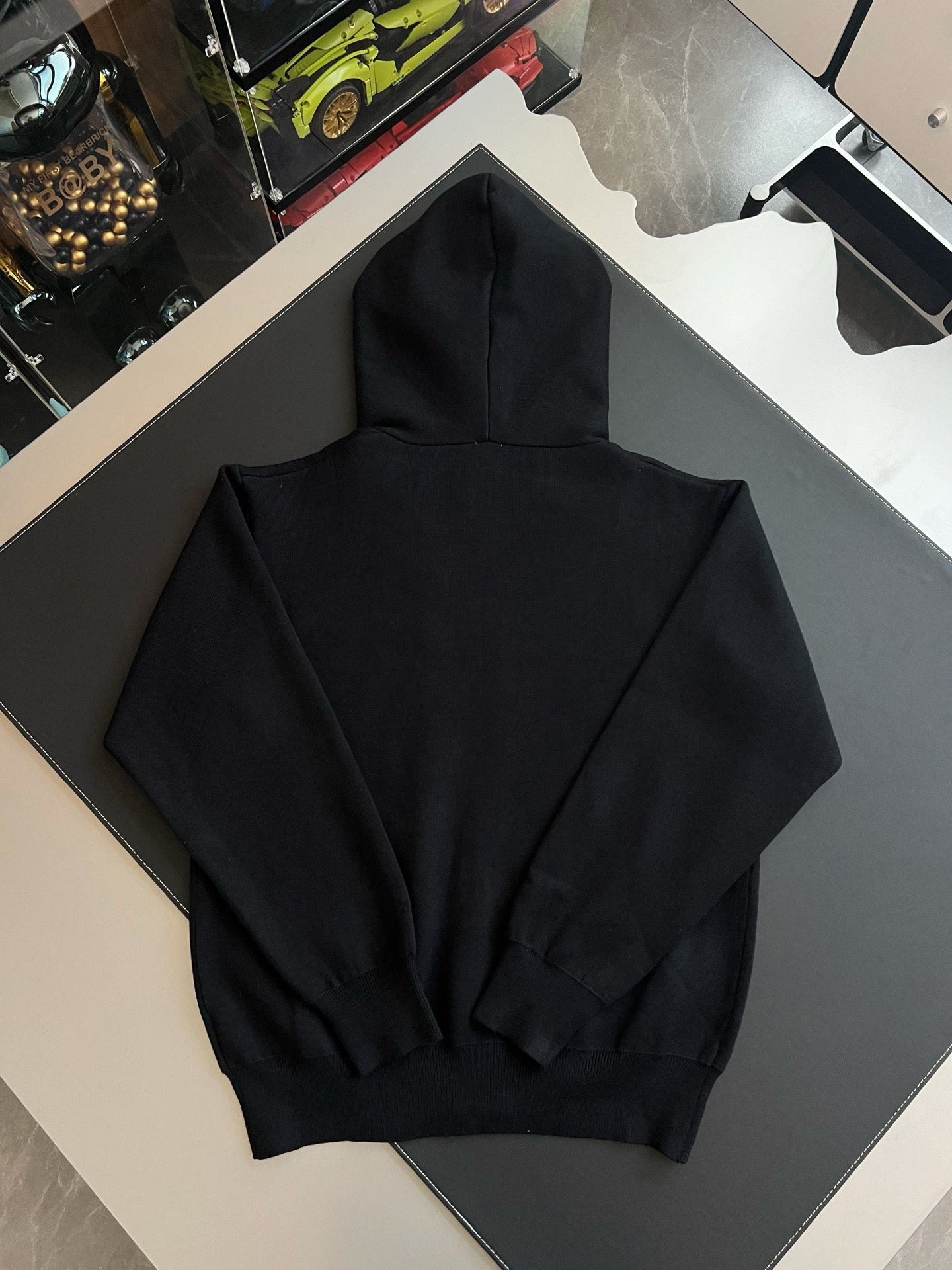 로에베 울 집업 후디