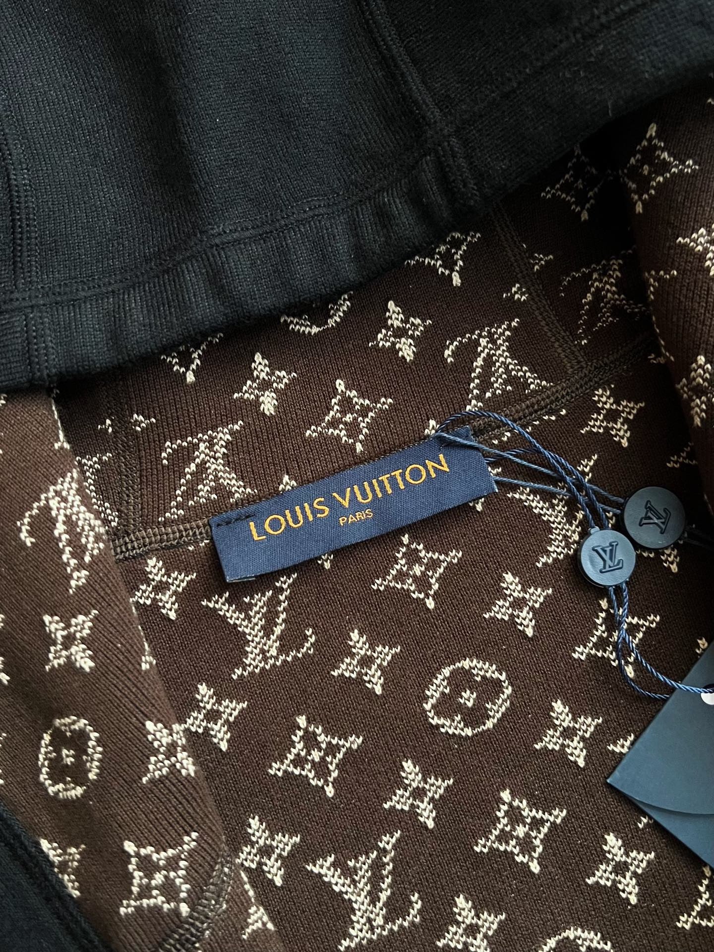 루이비통 모노그램 더블 페이스 집업 후디