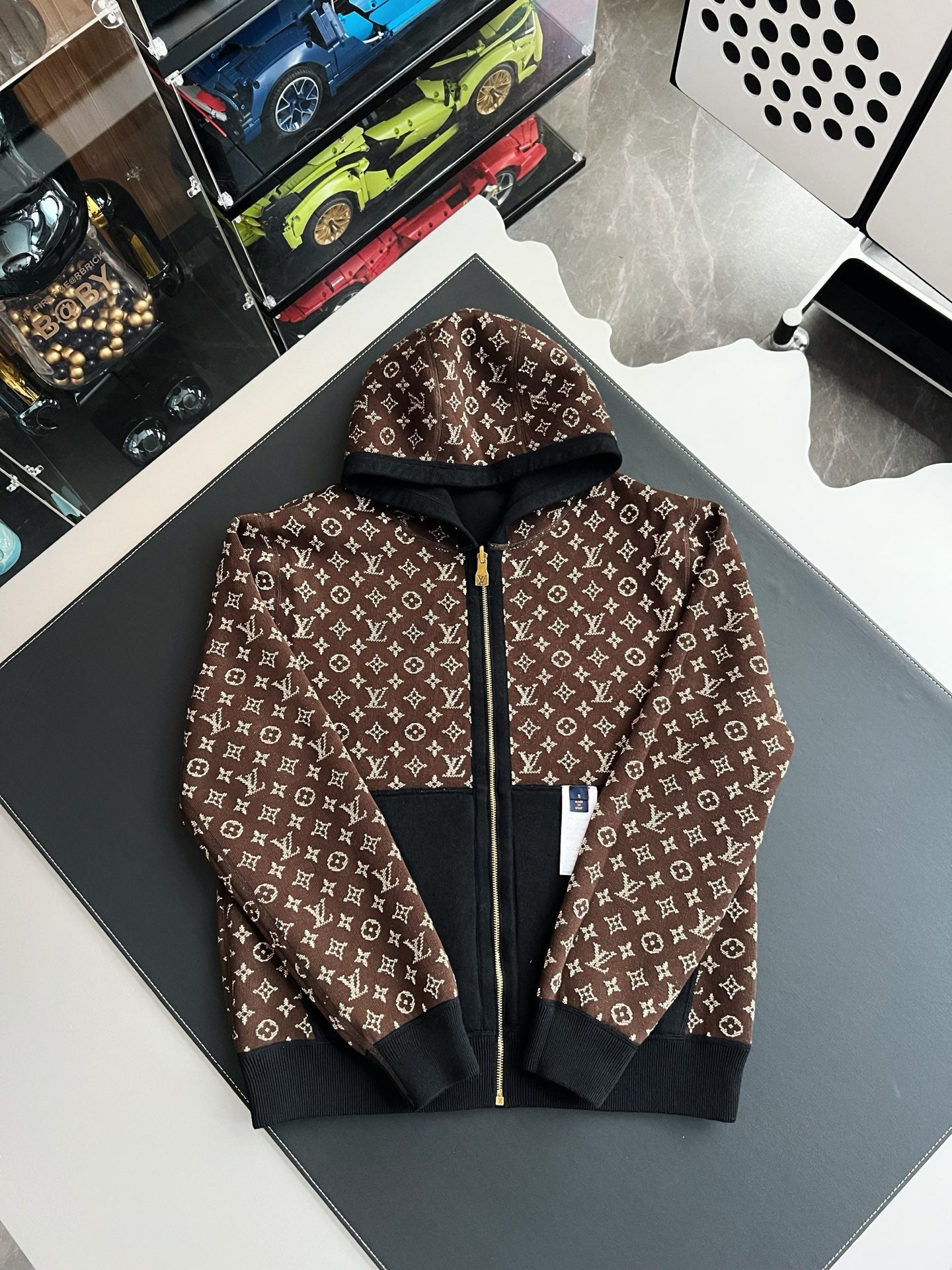 루이비통 모노그램 더블 페이스 집업 후디