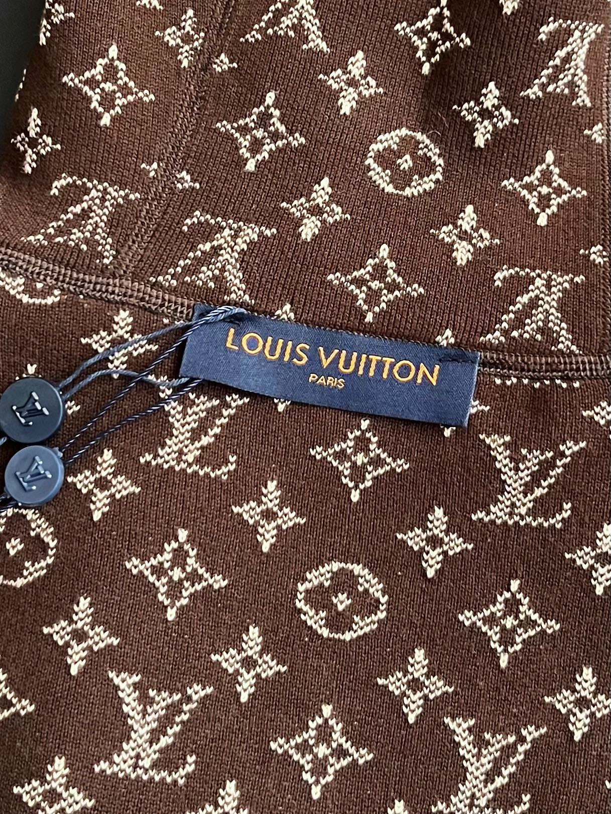 루이비통 모노그램 더블 페이스 집업 후디