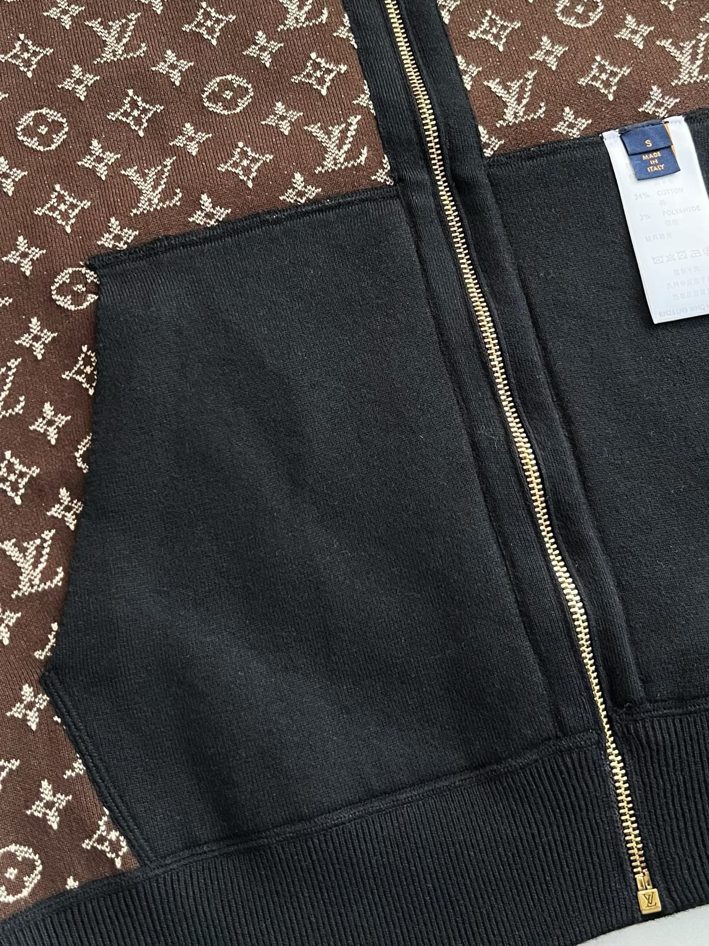 루이비통 모노그램 더블 페이스 집업 후디