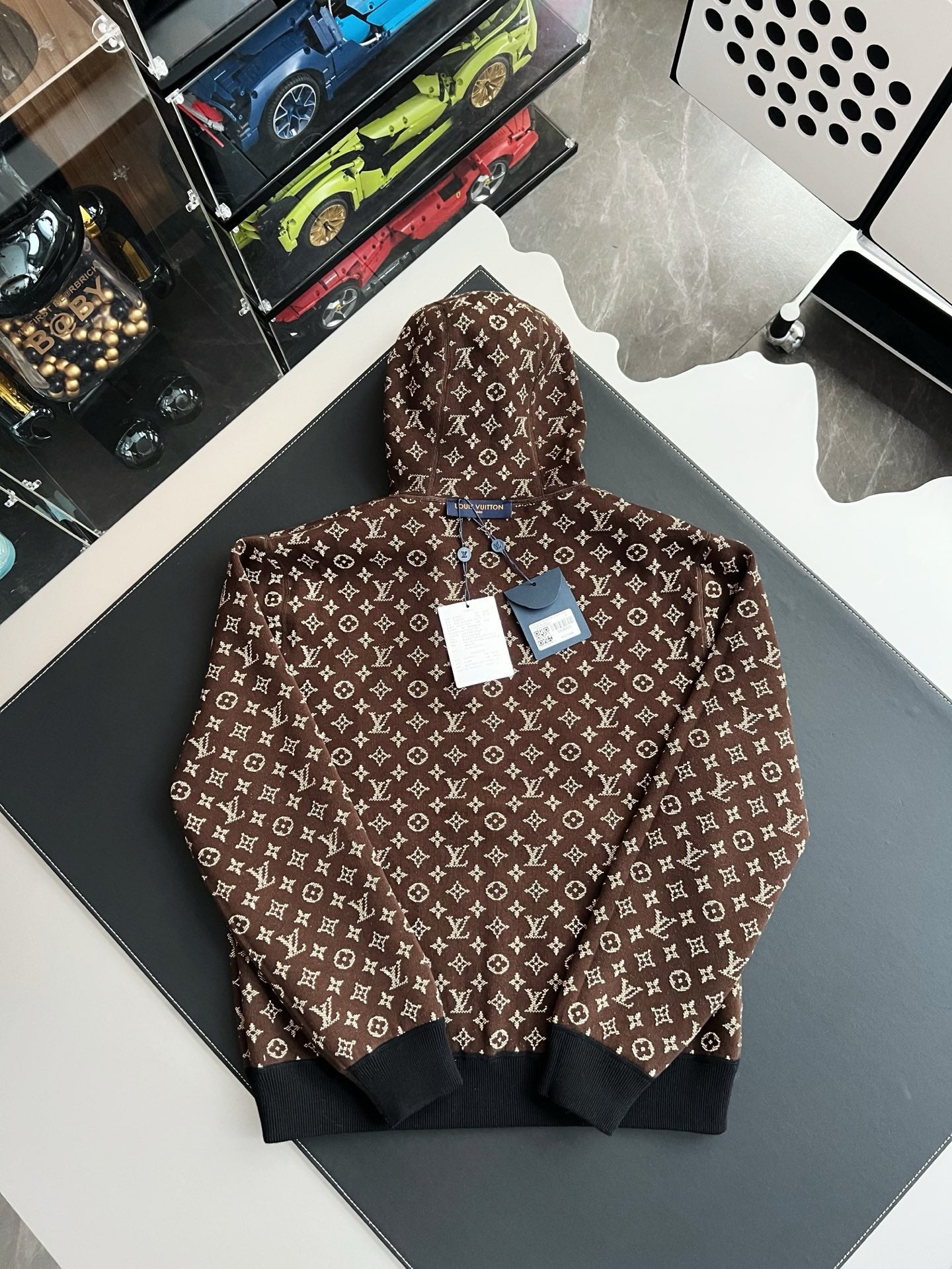 루이비통 모노그램 더블 페이스 집업 후디