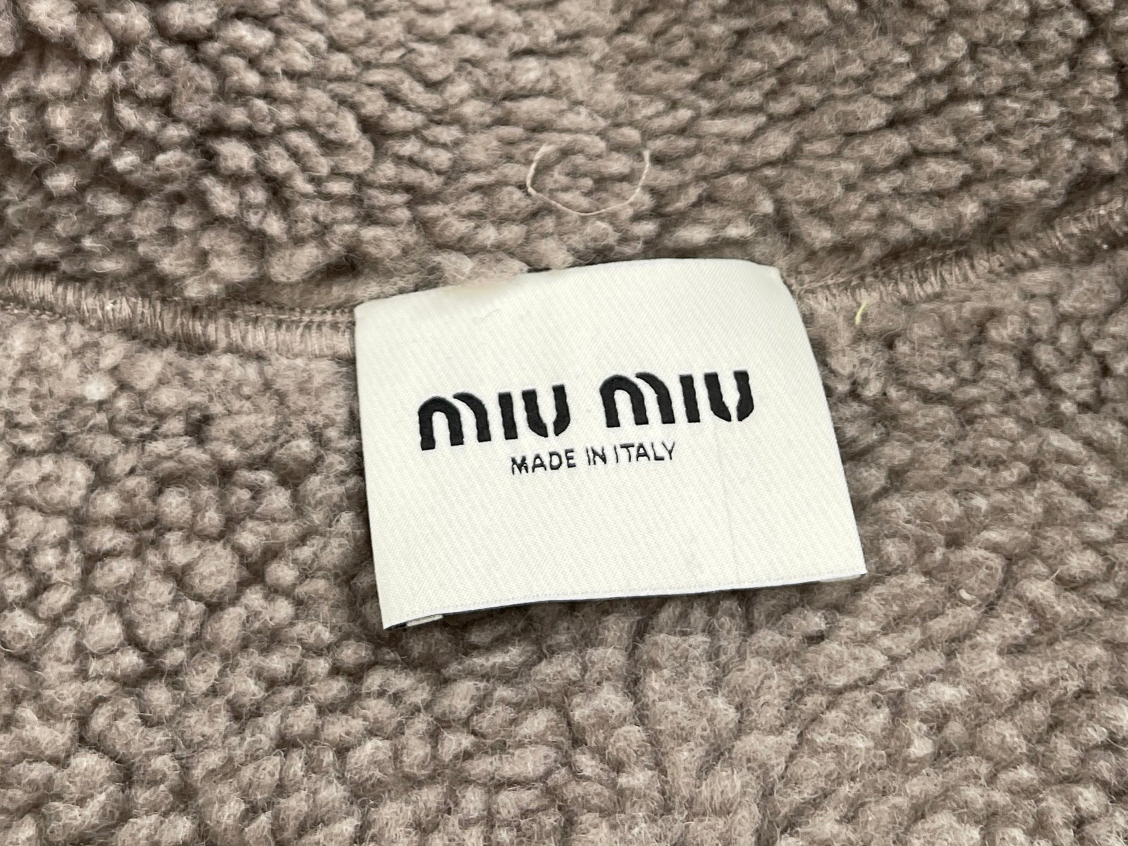 미우미우 플리스 봄버 재킷