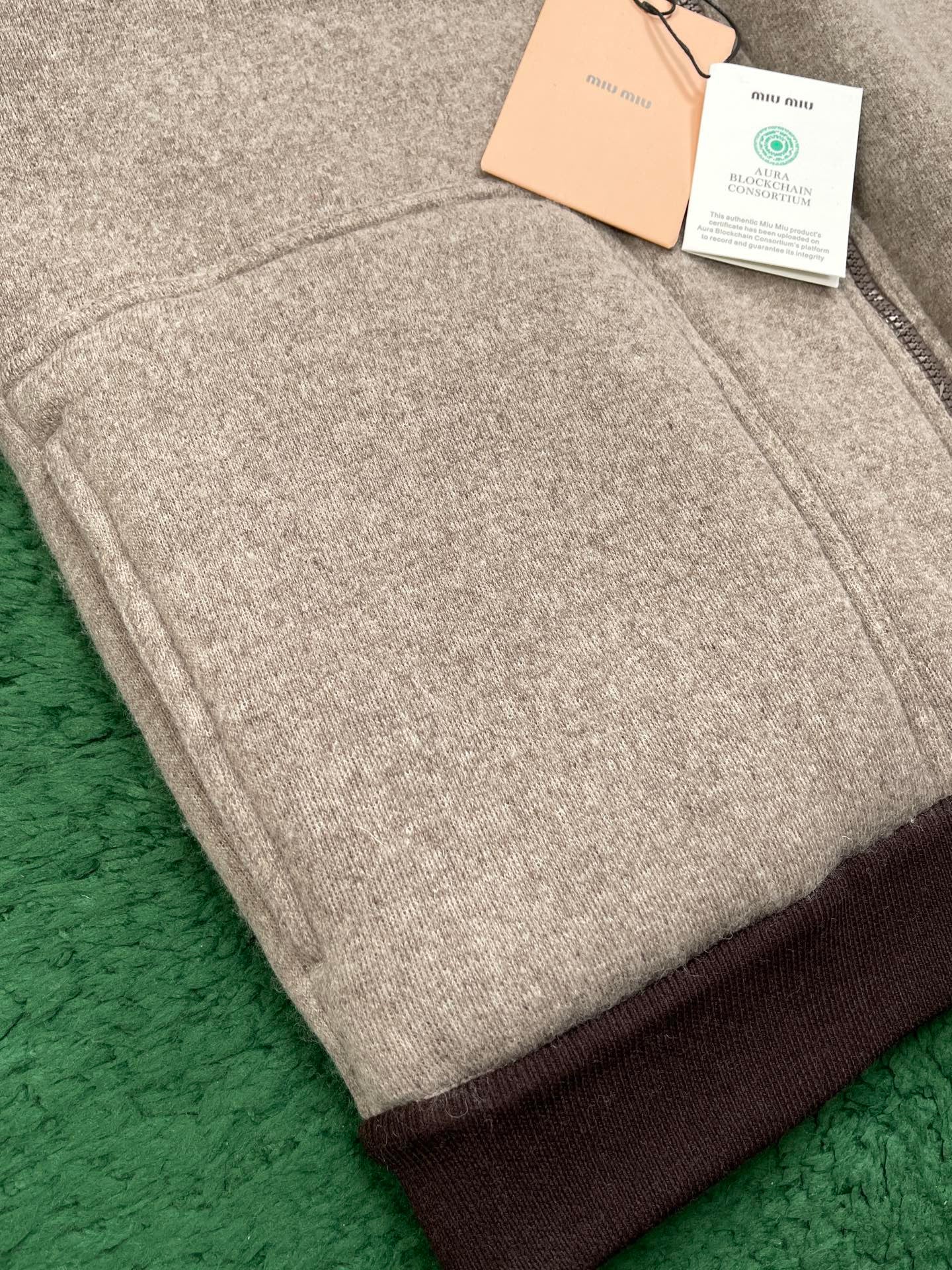 미우미우 플리스 봄버 재킷