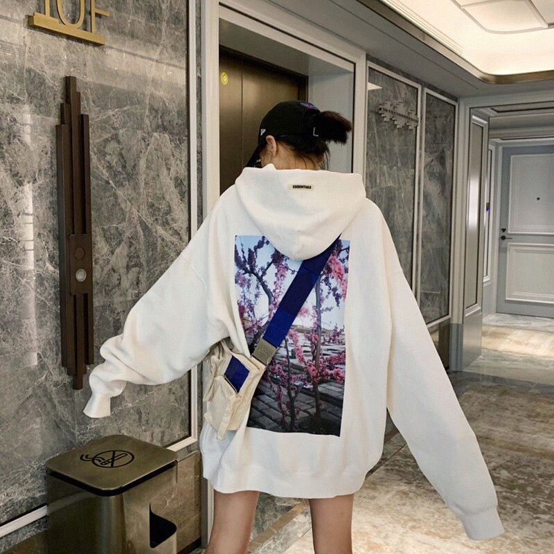 피어 오브 갓 에센셜 플라워 후드티