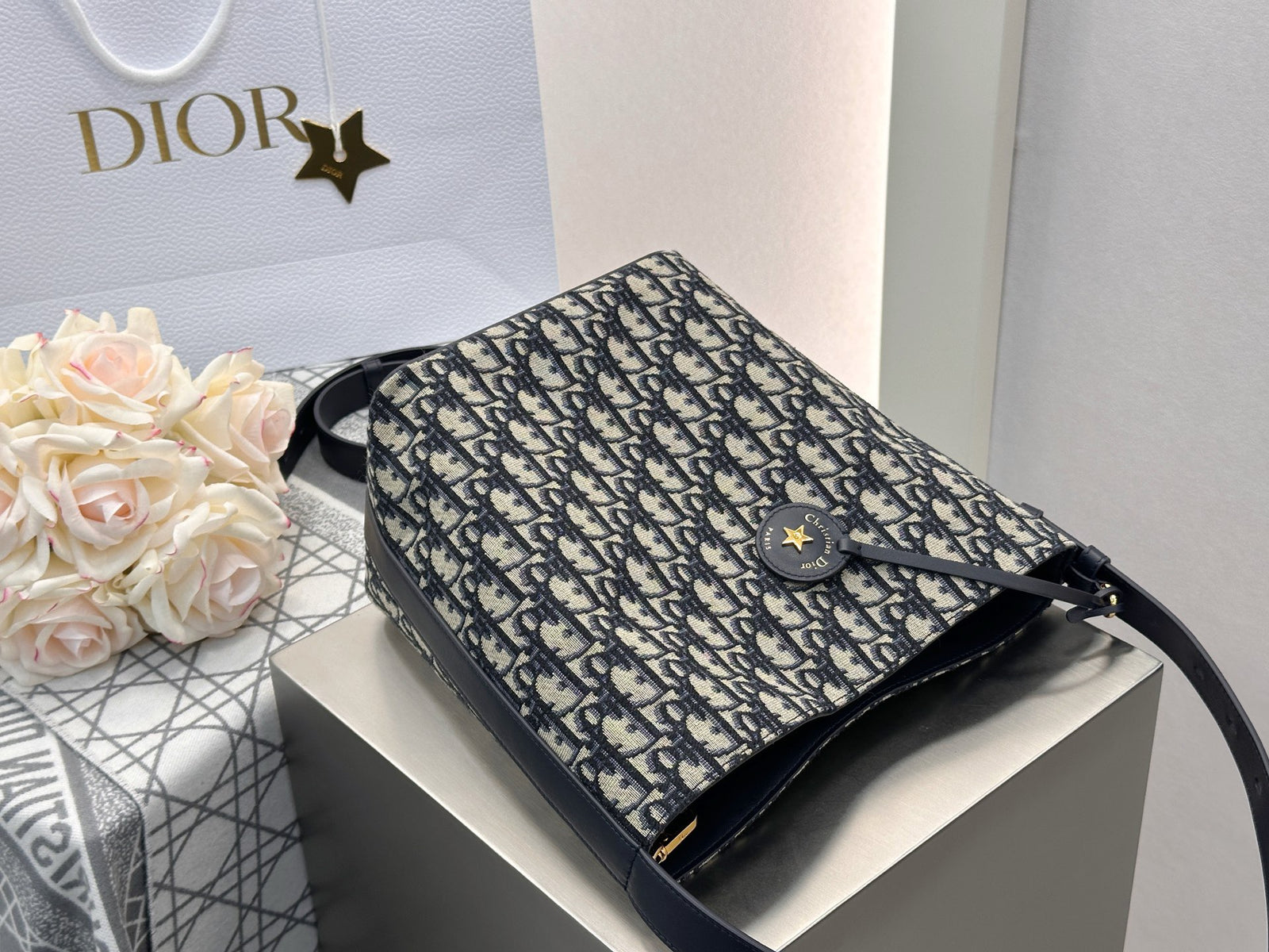 디올 스타 스몰 버킷백