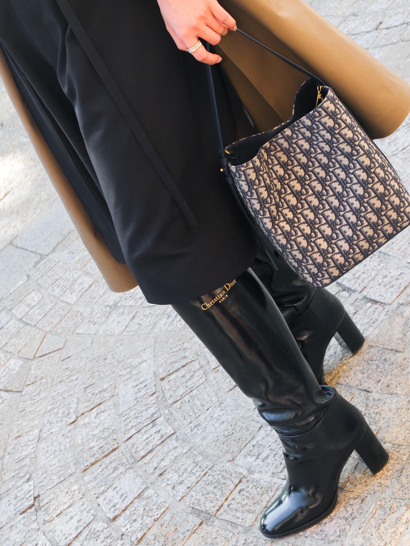 디올 스타 스몰 버킷백