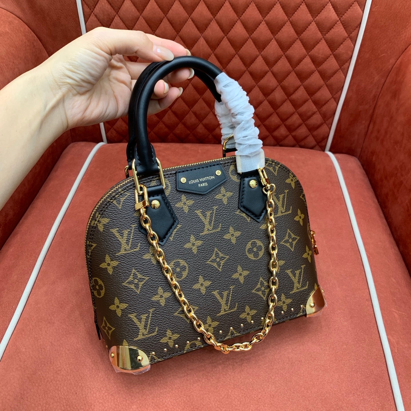 루이비통 알마 트렁크 BB 모노그램