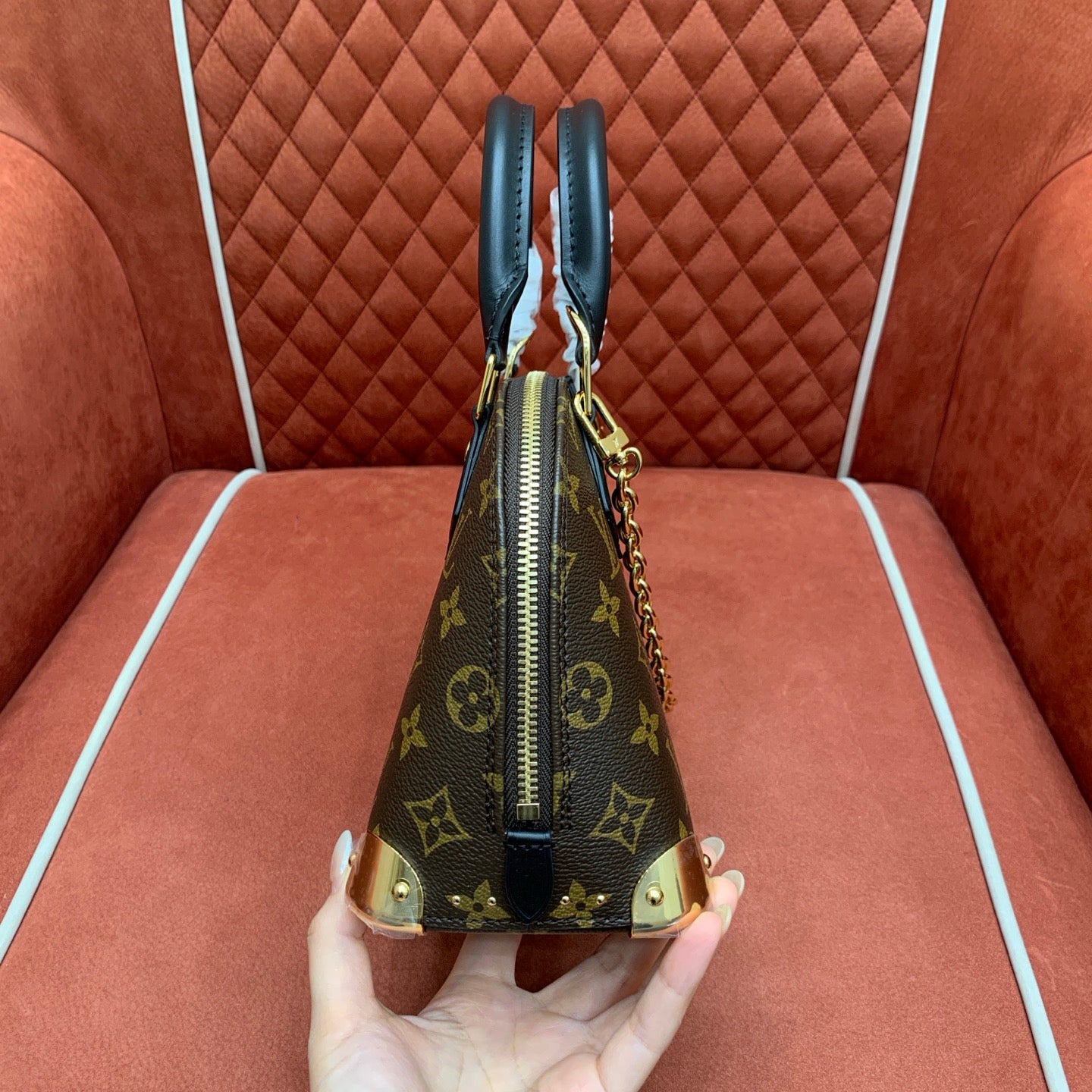 루이비통 알마 트렁크 BB 모노그램