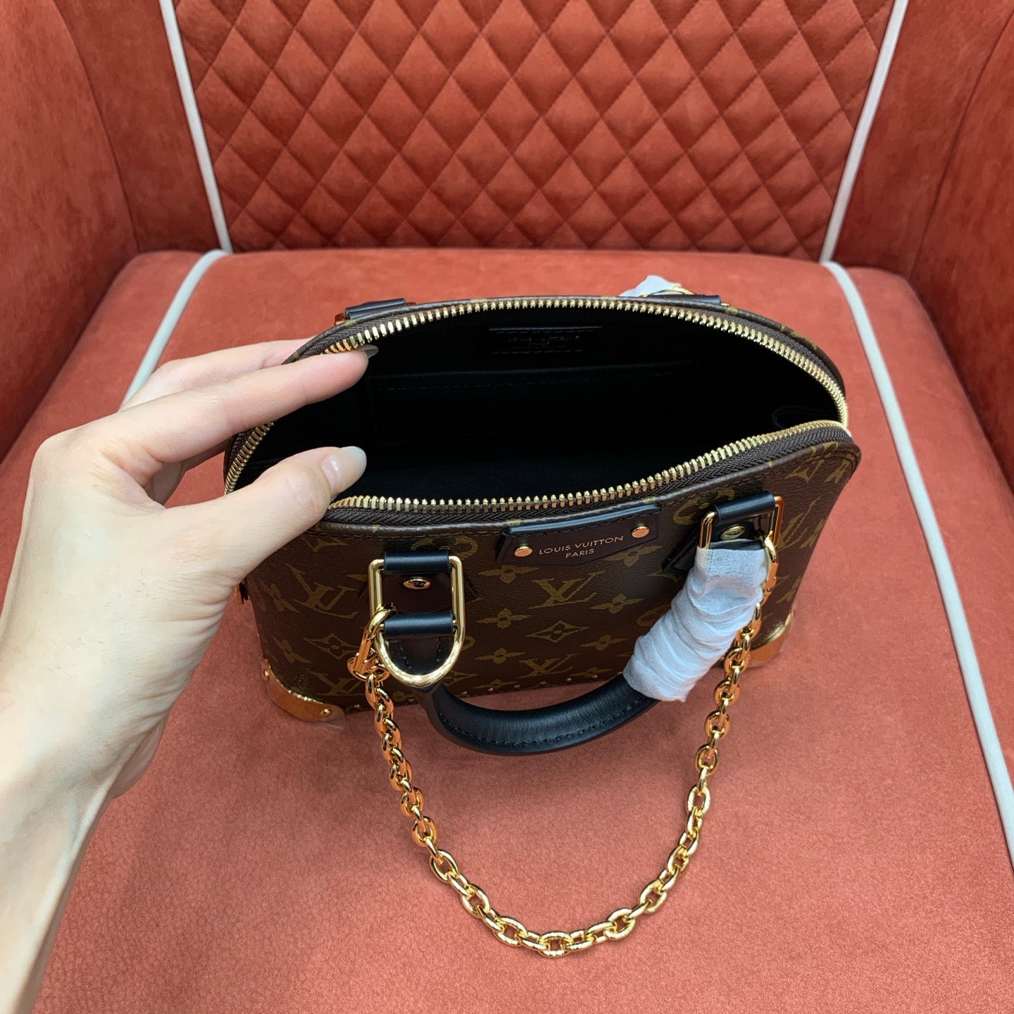 루이비통 알마 트렁크 BB 모노그램