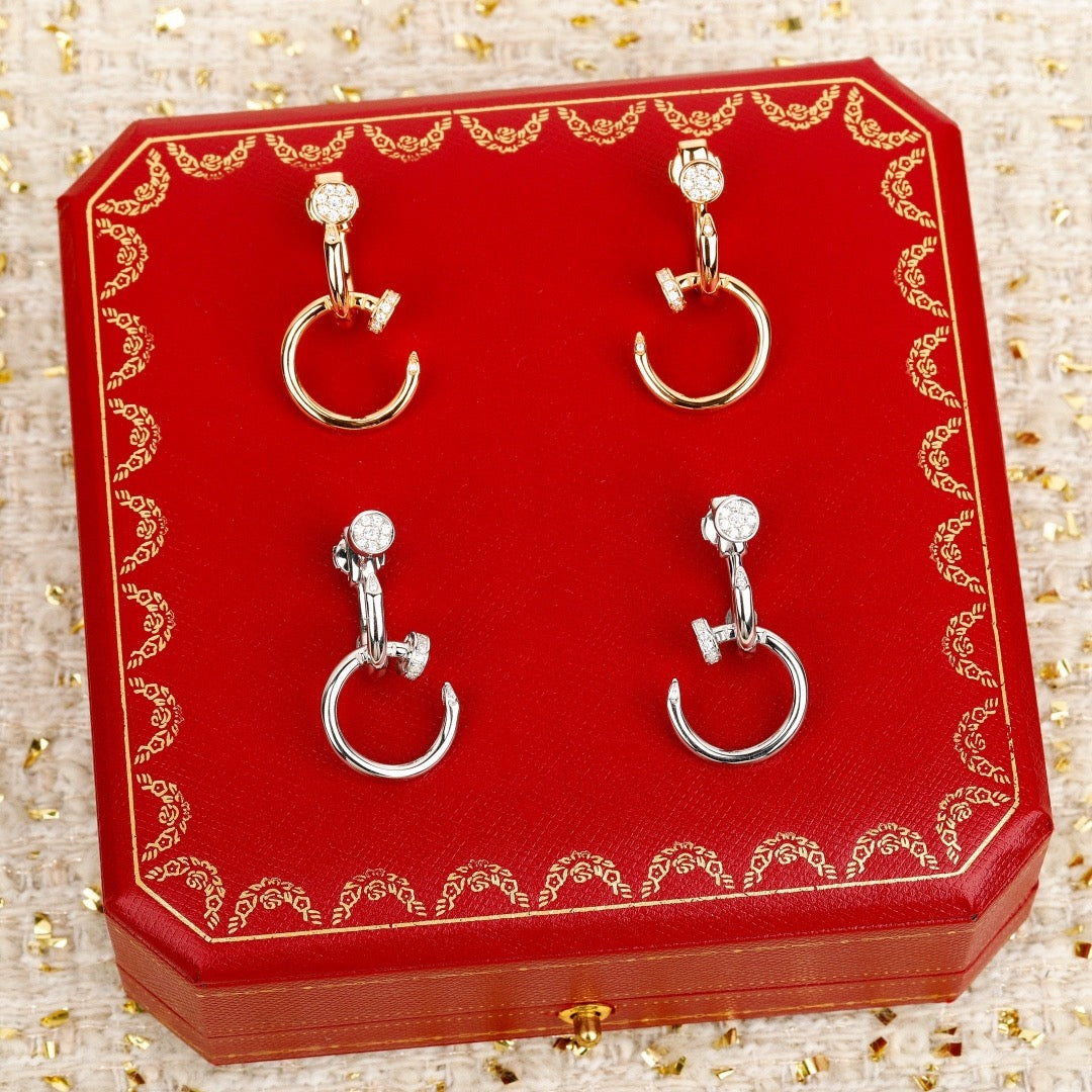 까르띠에 저스트 앵 끌루 더블 이어링