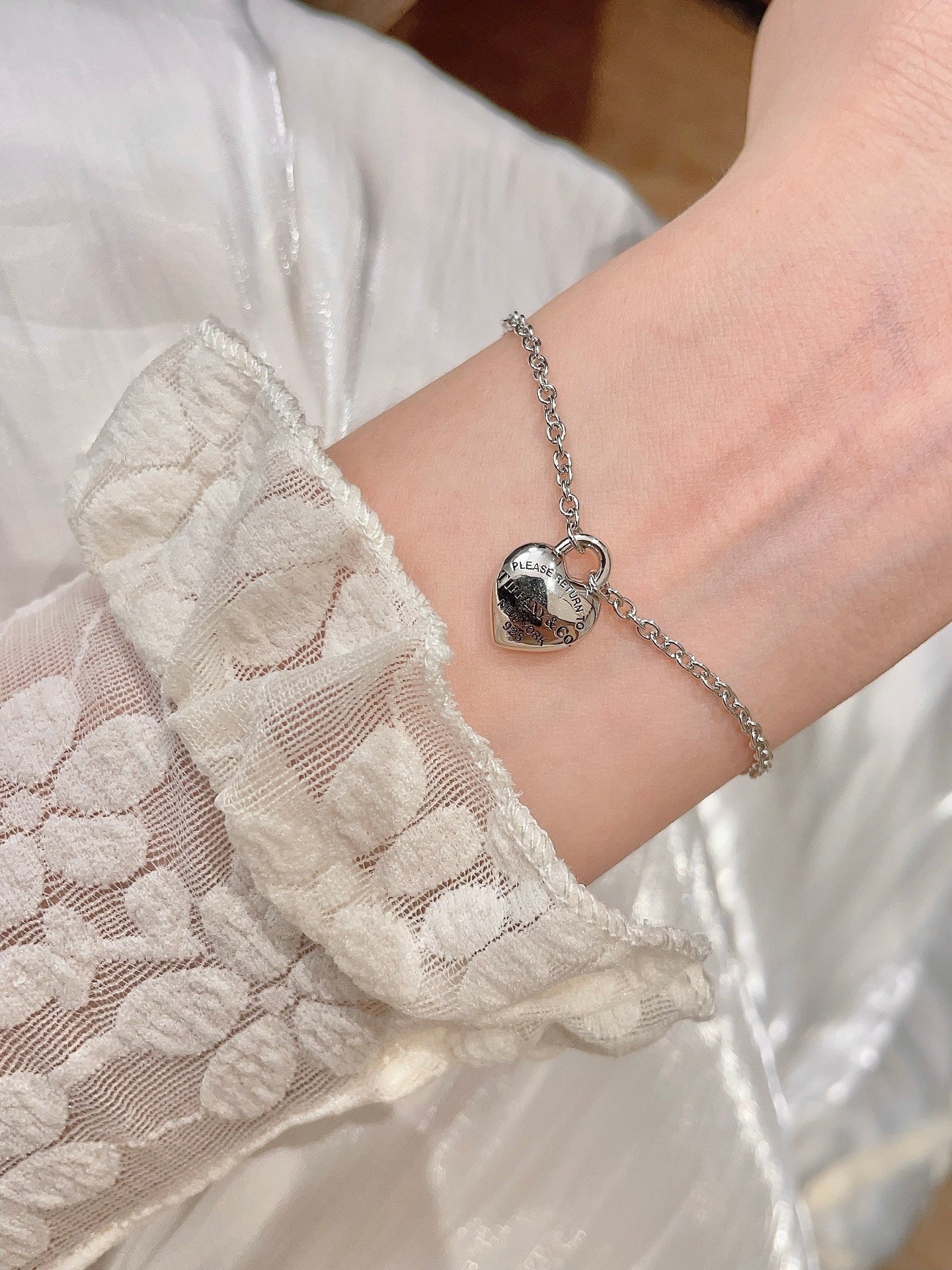 티파니 리턴 투 풀 하트 브레이슬릿