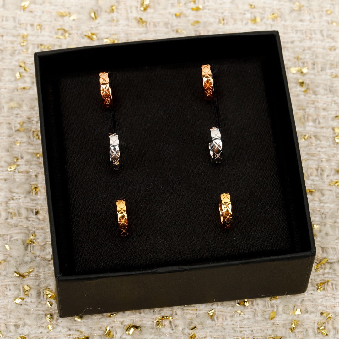 샤넬 코코크러쉬 미니 후프 이어링