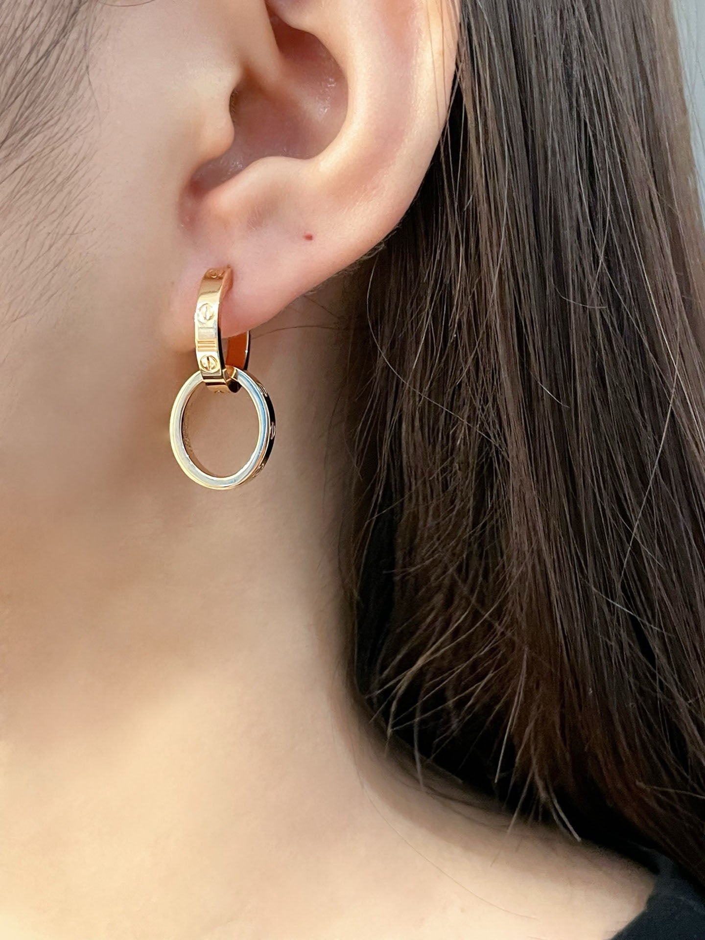 까르띠에 러브 더블 이어링