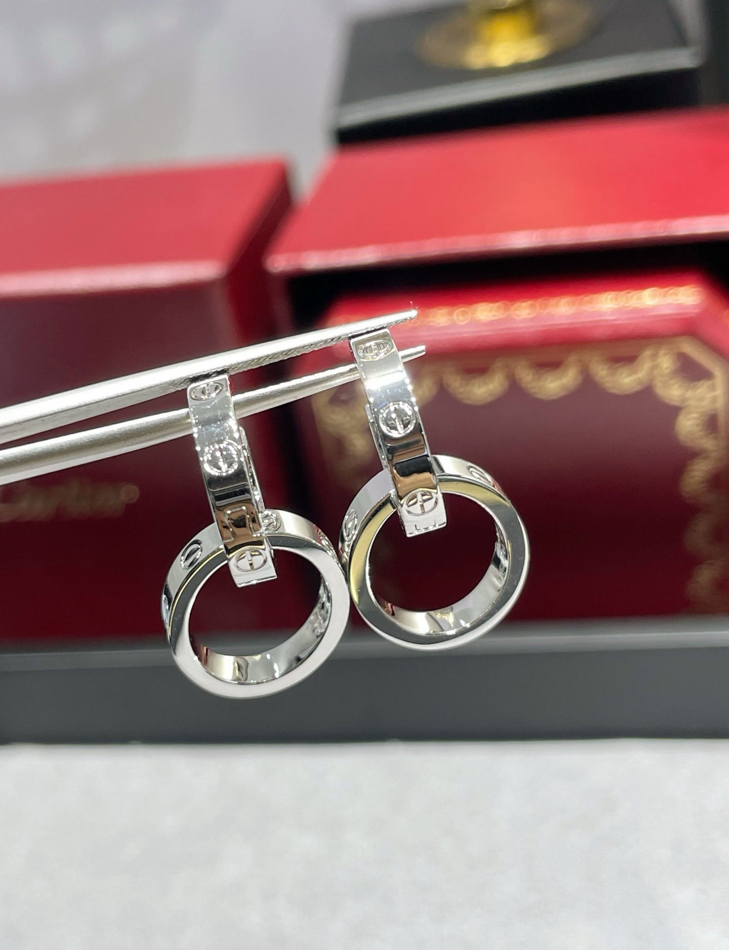 까르띠에 러브 더블 이어링