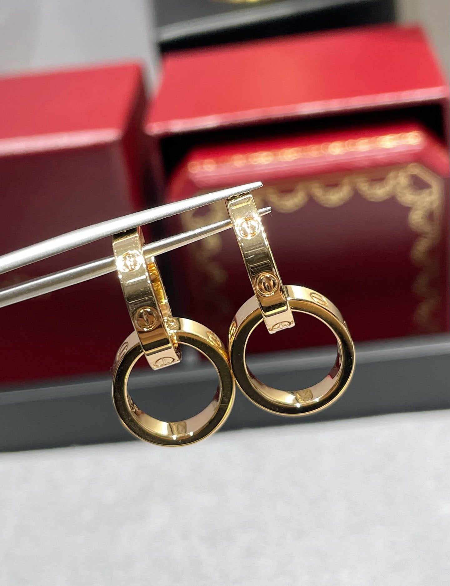 까르띠에 러브 더블 이어링