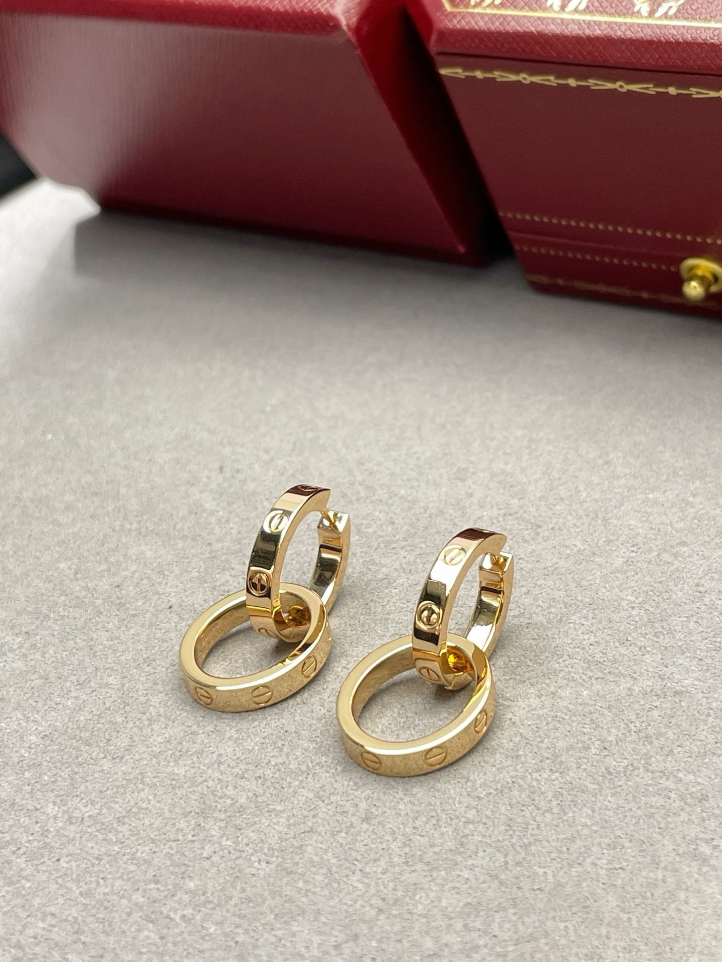 까르띠에 러브 더블 이어링