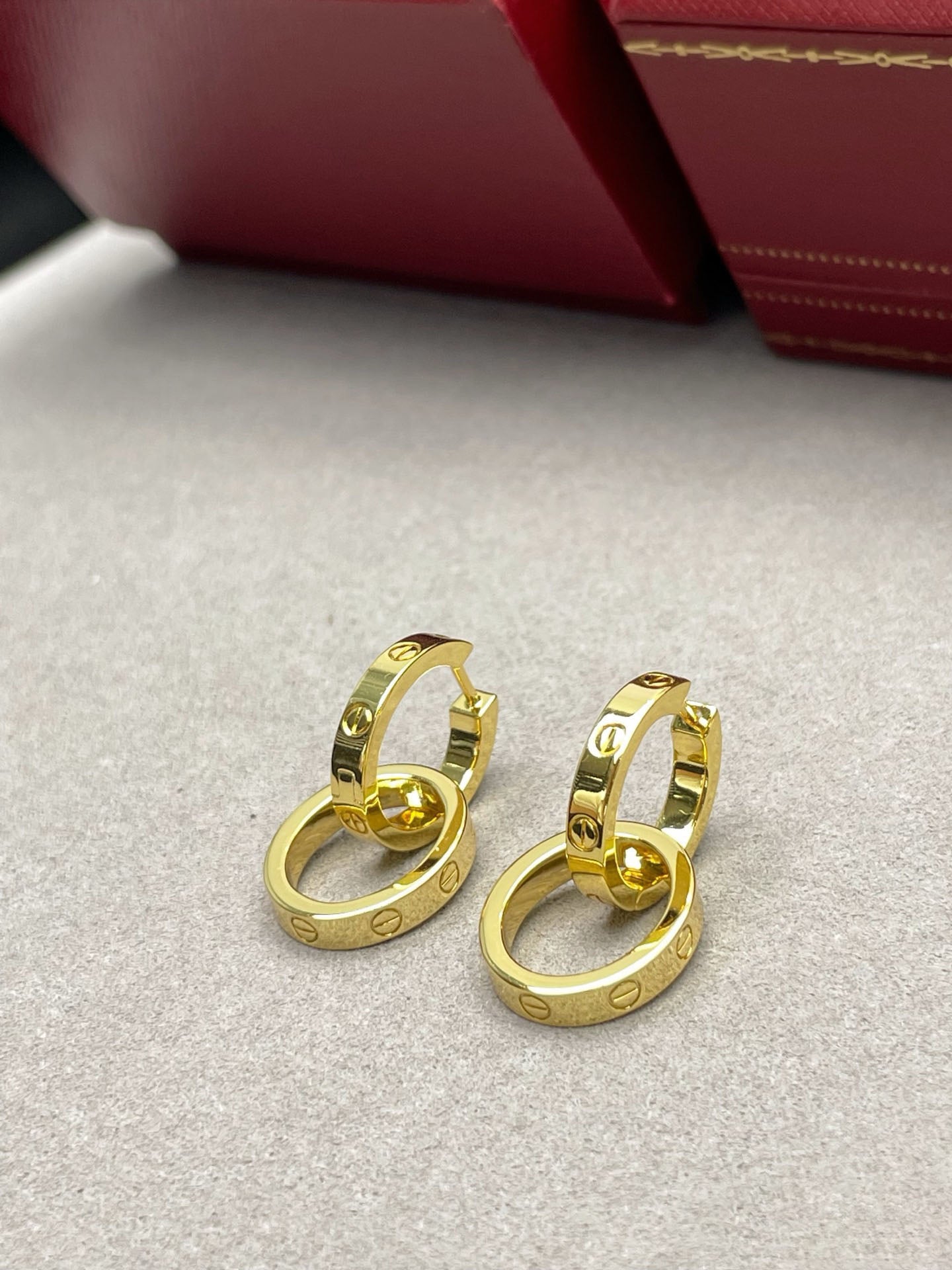 까르띠에 러브 더블 이어링