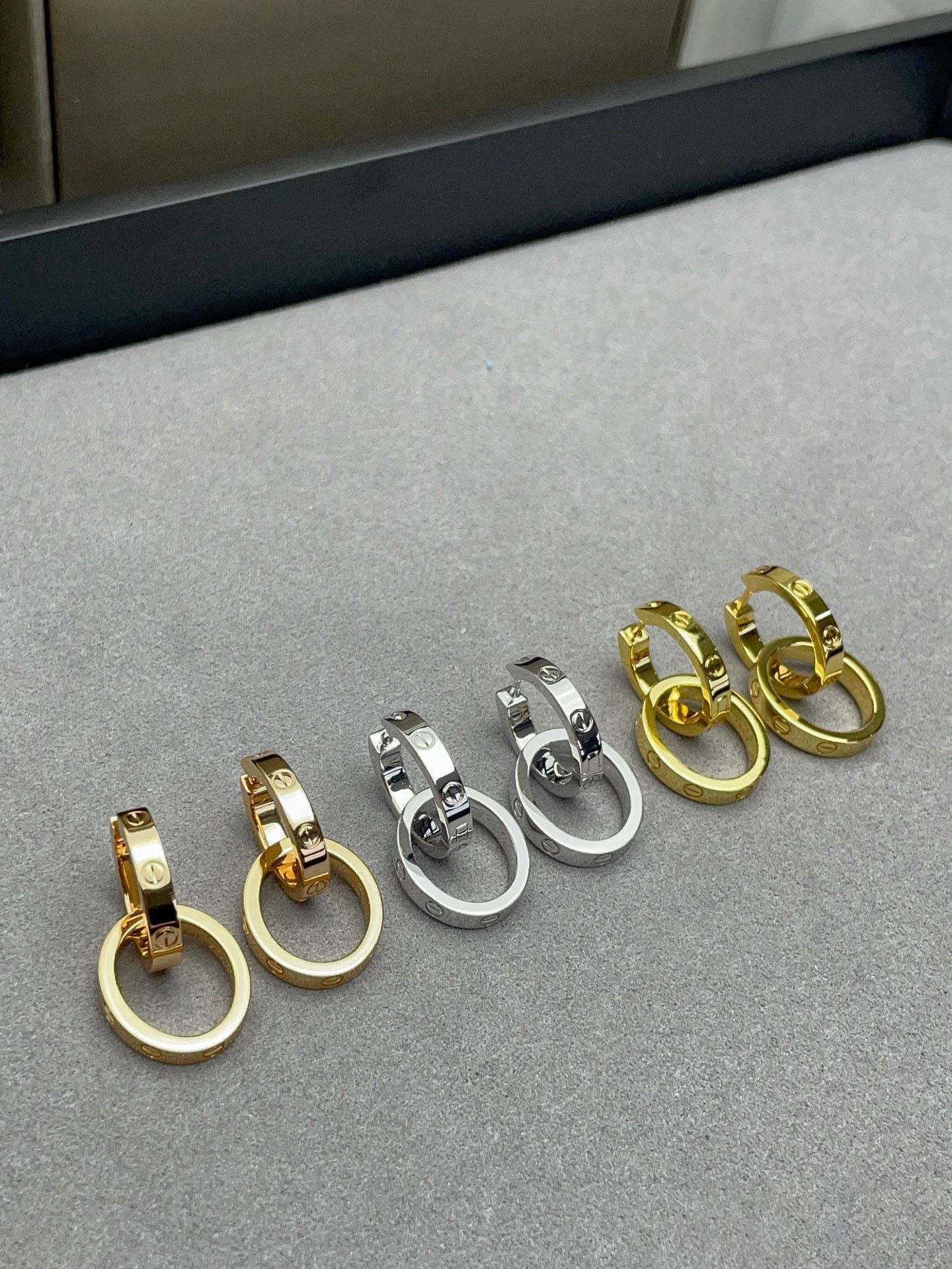 까르띠에 러브 더블 이어링