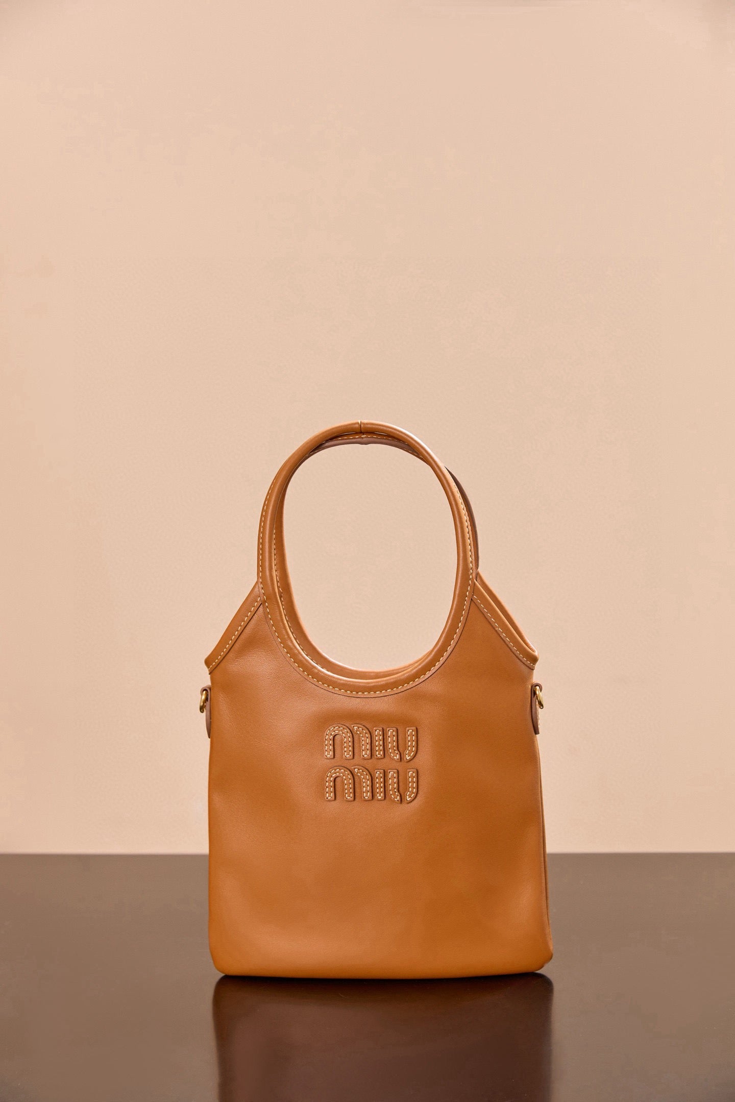 미우미우 아이비백 미니 (브라운)