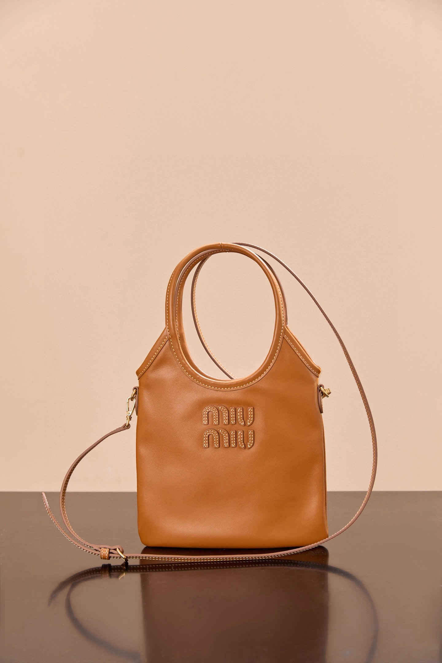 미우미우 아이비백 미니 (브라운)